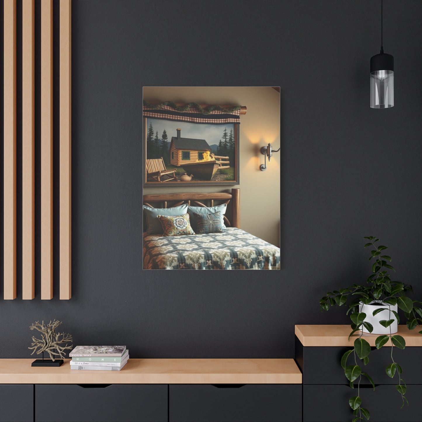 Vision Cabin & Lodge Decor Art Art Wall Art & Canvas Print