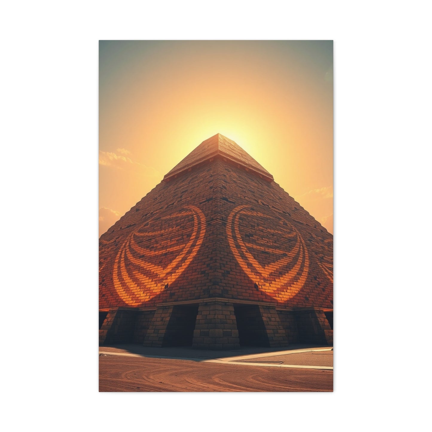 Supreme Pyramid Art Collection Wall Art & Canvas Print