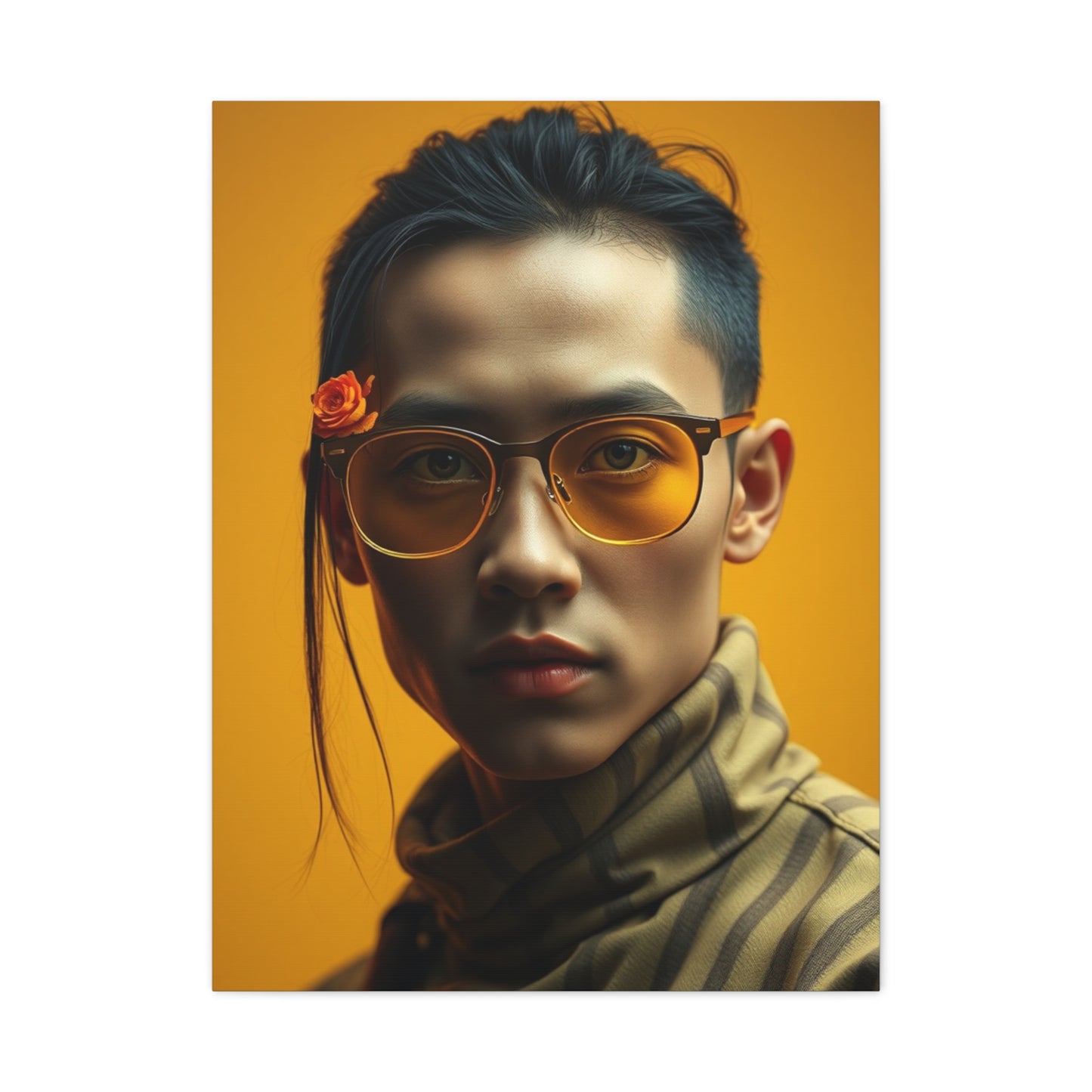 Luminous Gold Impression Wall Art & Canvas Print