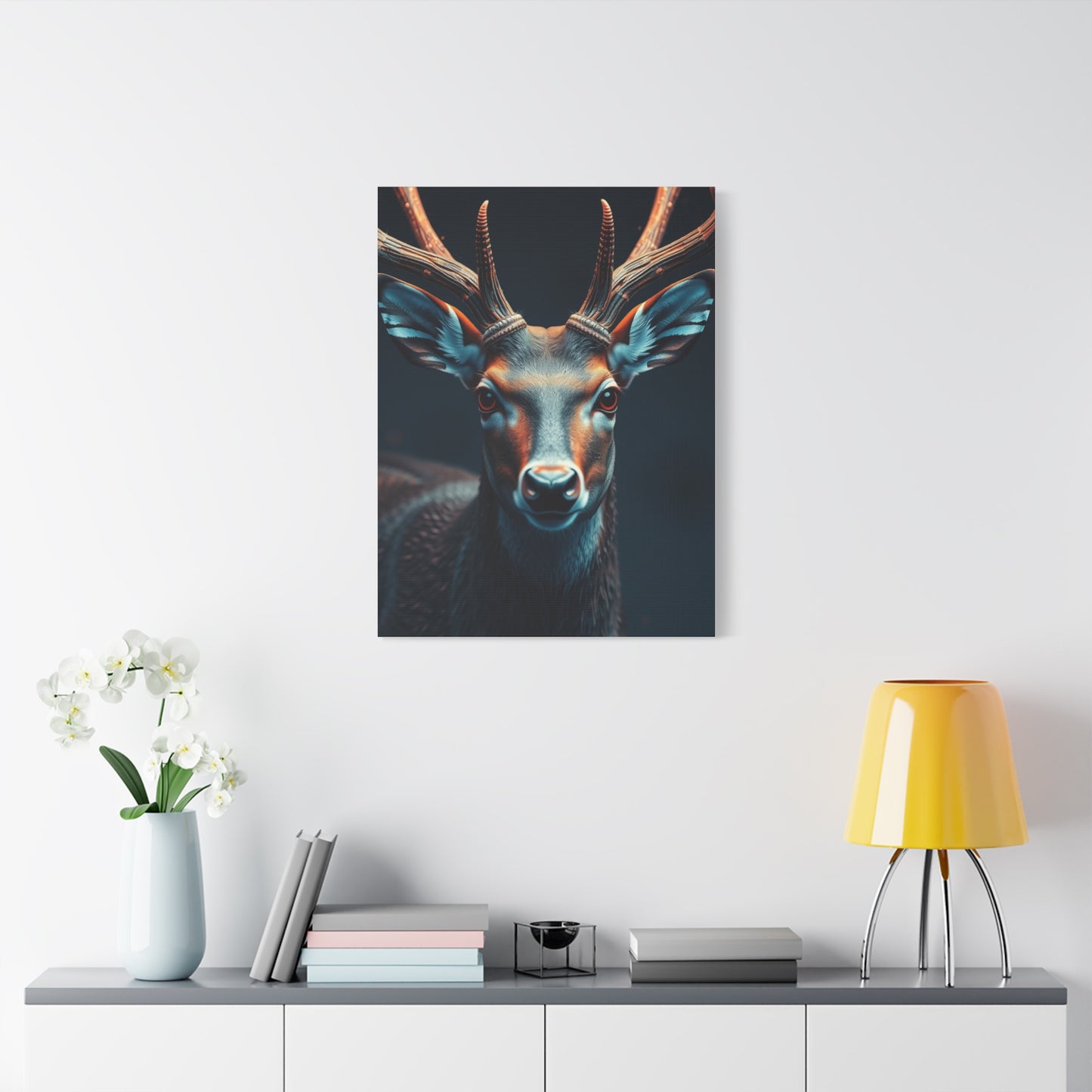 Majestic Antlers Tapestry Wall Art & Canvas Print