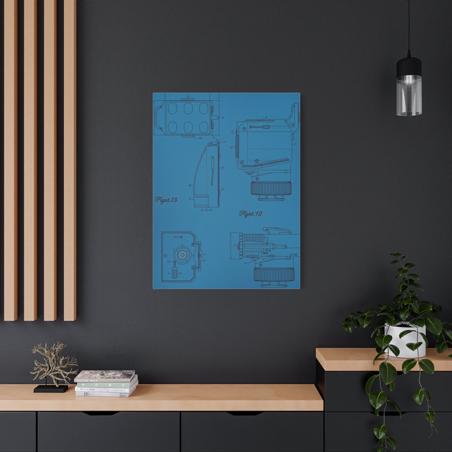 Blueprint & Patent Sketches Art Luxury Canvas Wall Art & Canvas Print