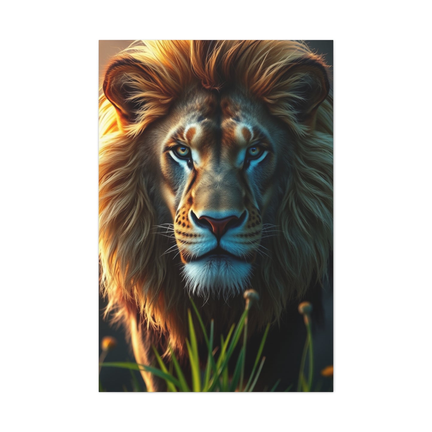 Lions Command Canvas Wall Art & Canvas Print