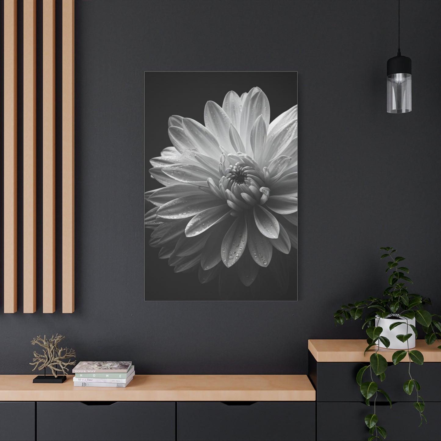Chrysanthemum in Timeless Shadow Wall Art & Canvas Prints