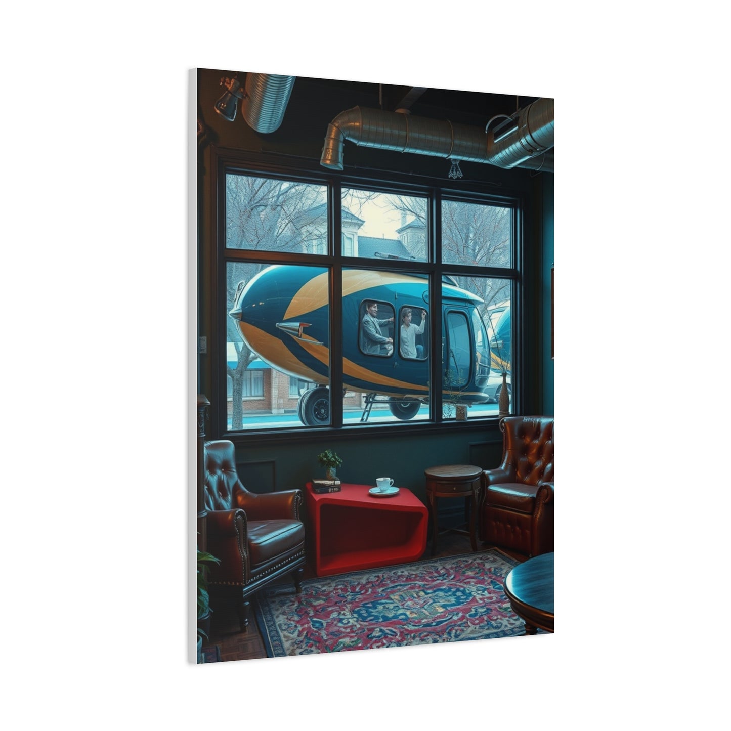 Retro Mosaic Masterpiece Wall Art & Canvas Print