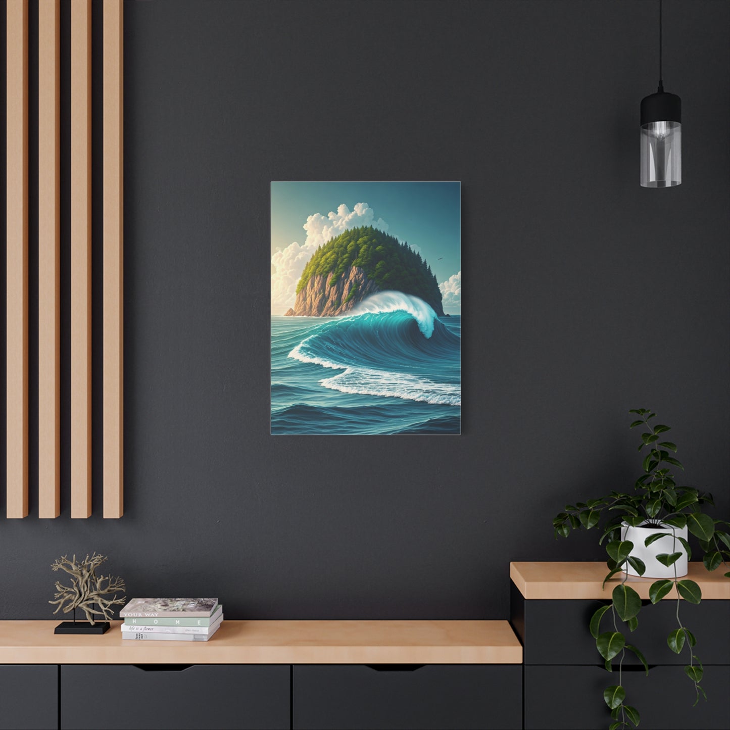 Island Wave Sanctuary Wall Art & Canvas Prints