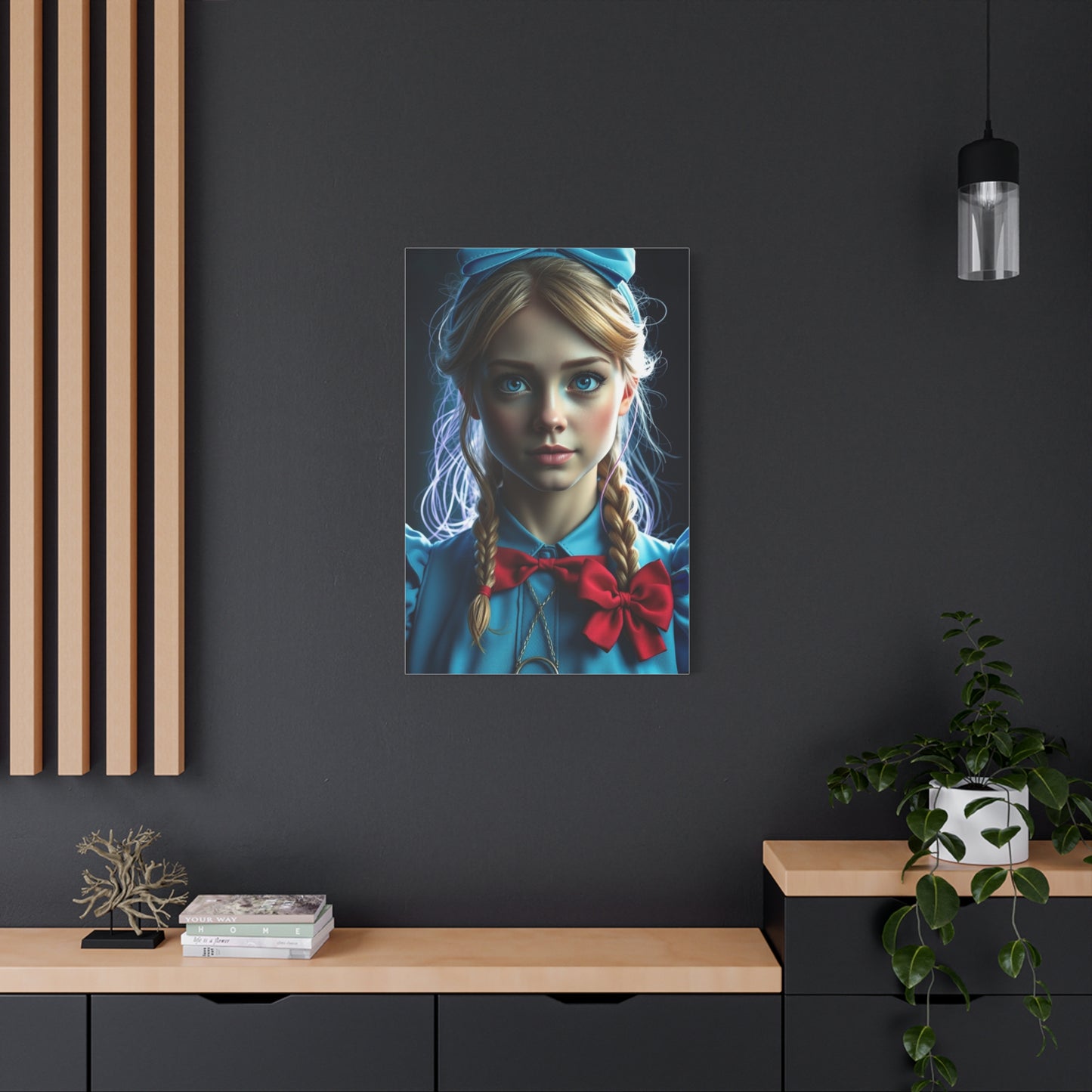 Masterpiece Alice In Wonderland Characters Art Vision Wall Art & Canvas Print