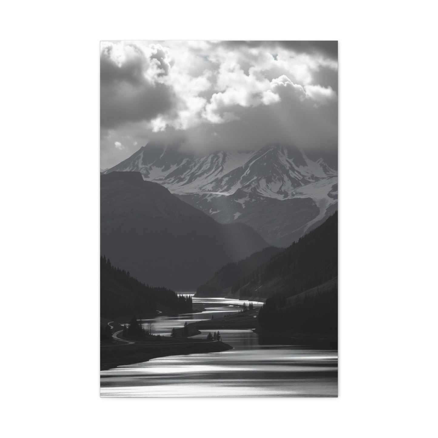 Collection Black & White Scenic Landscapes Art Art Wall Art & Canvas Print