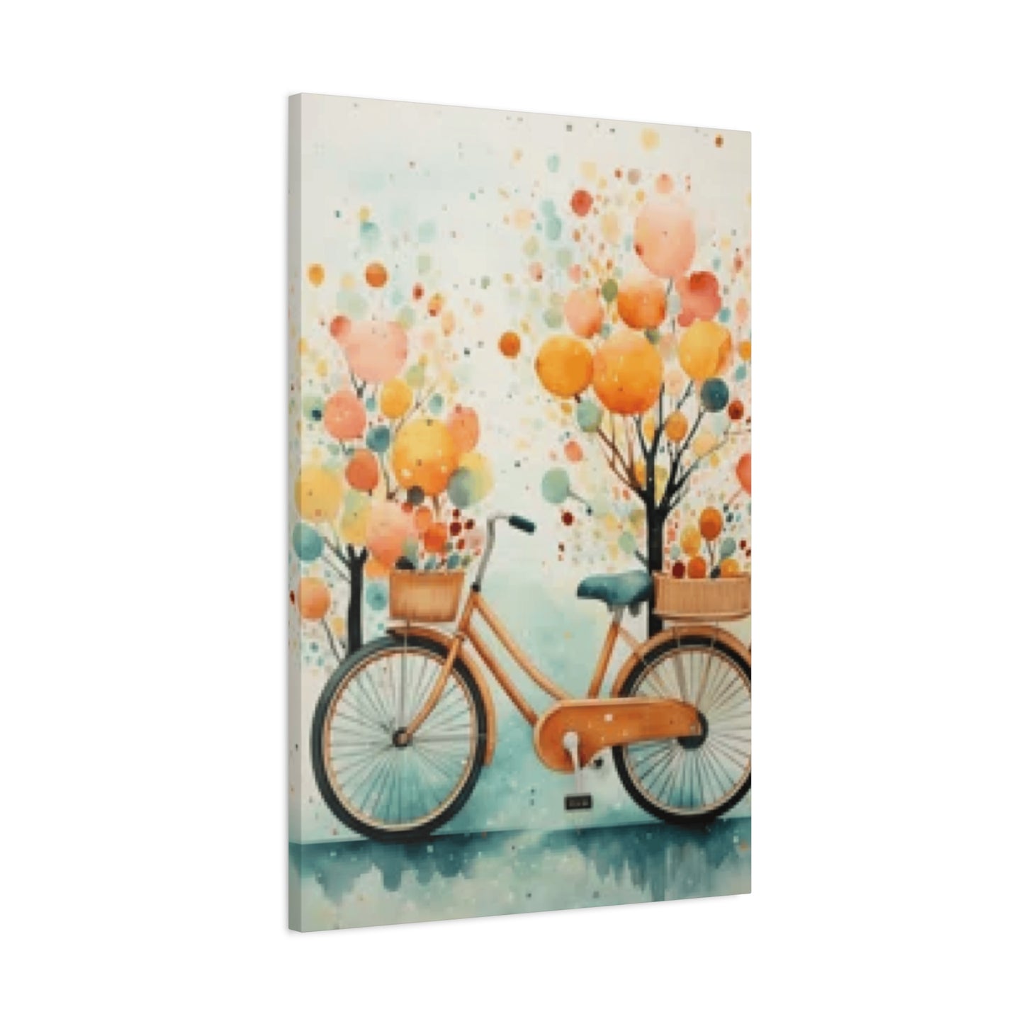 Bicycle and Balloons Wall Art & Canvas Prints