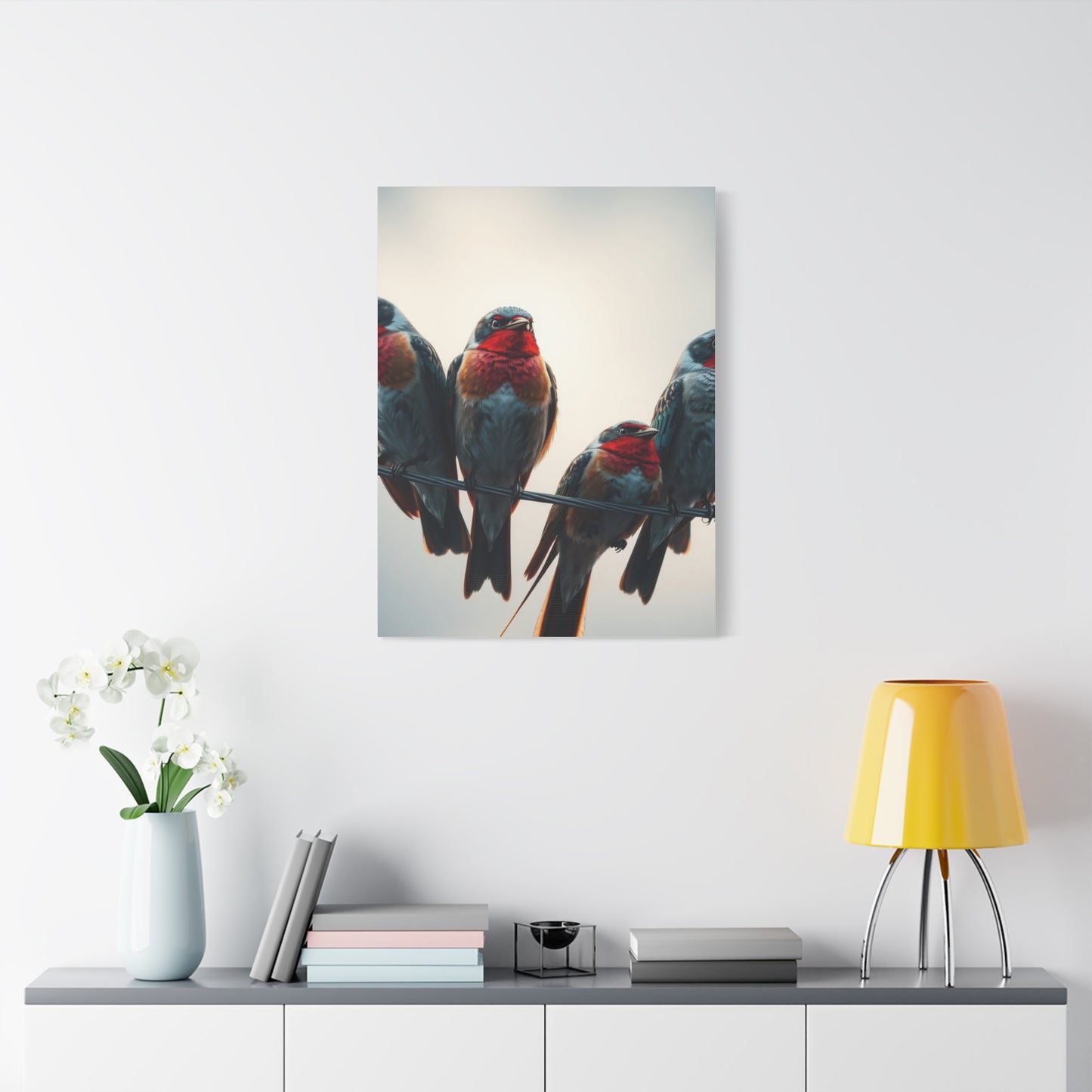 Supreme Birds On a Wire Art Collection Wall Art & Canvas Print