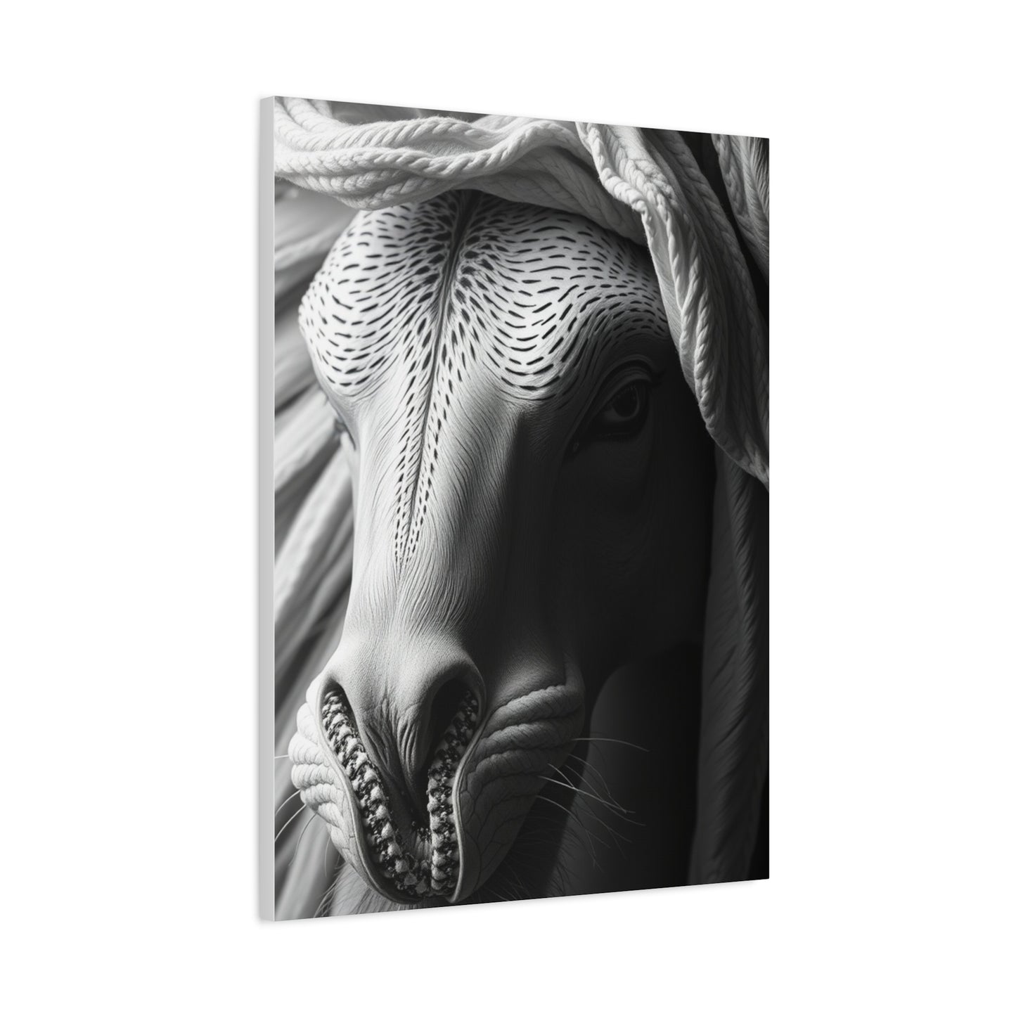 Luxe Noir Blanc Canvas Wall Art & Canvas Print