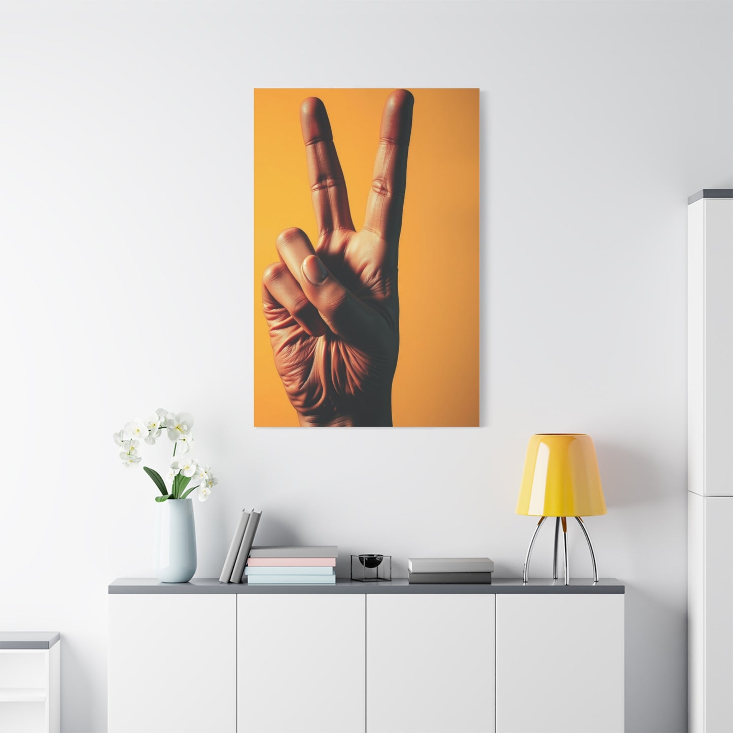 Vision Peace Sign Art Art Wall Art & Canvas Print