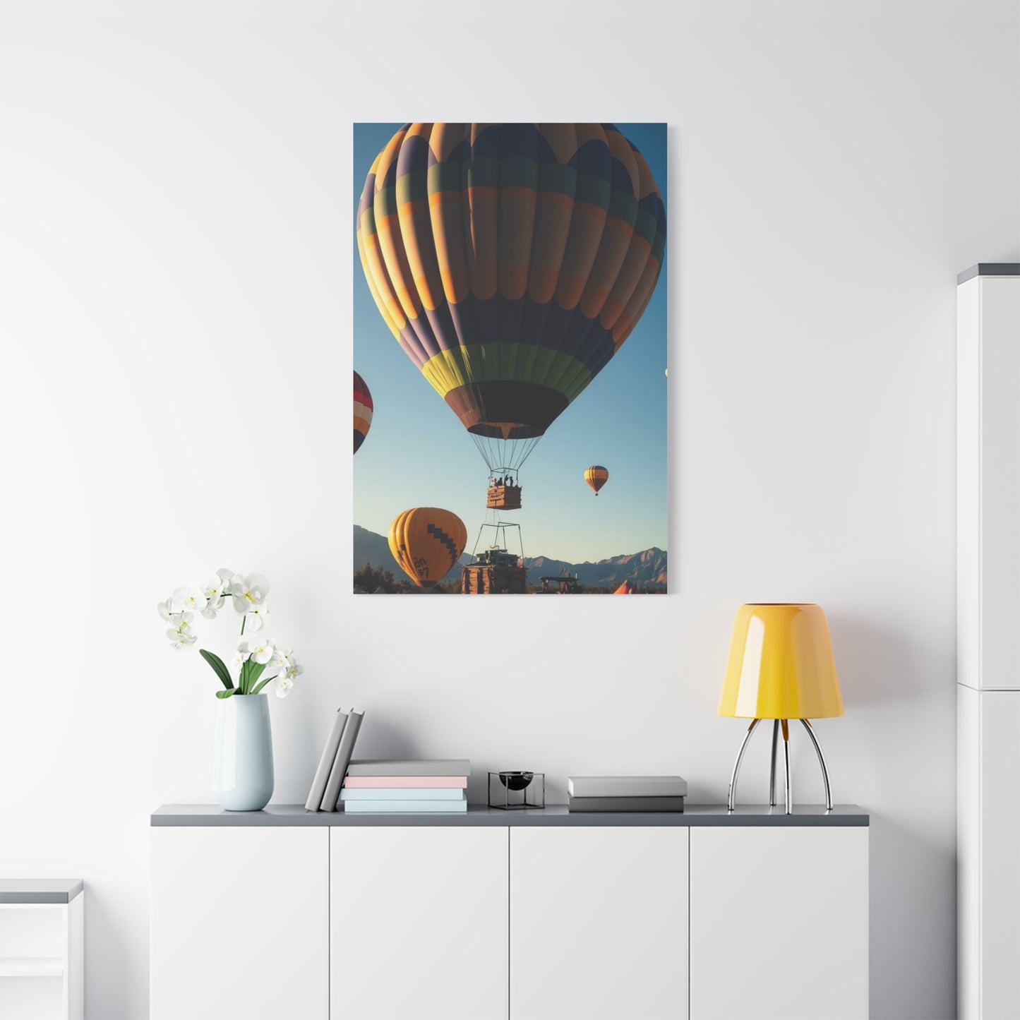 Vision Hot Air Balloon Art Art Wall Art & Canvas Print