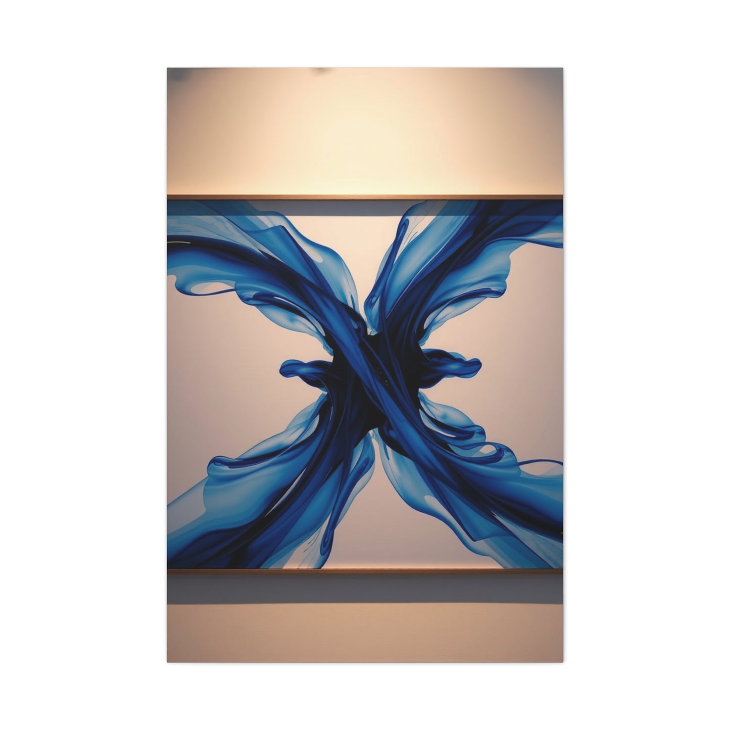 Blue Abstract Art Refined Canvas Wall Art & Canvas Print