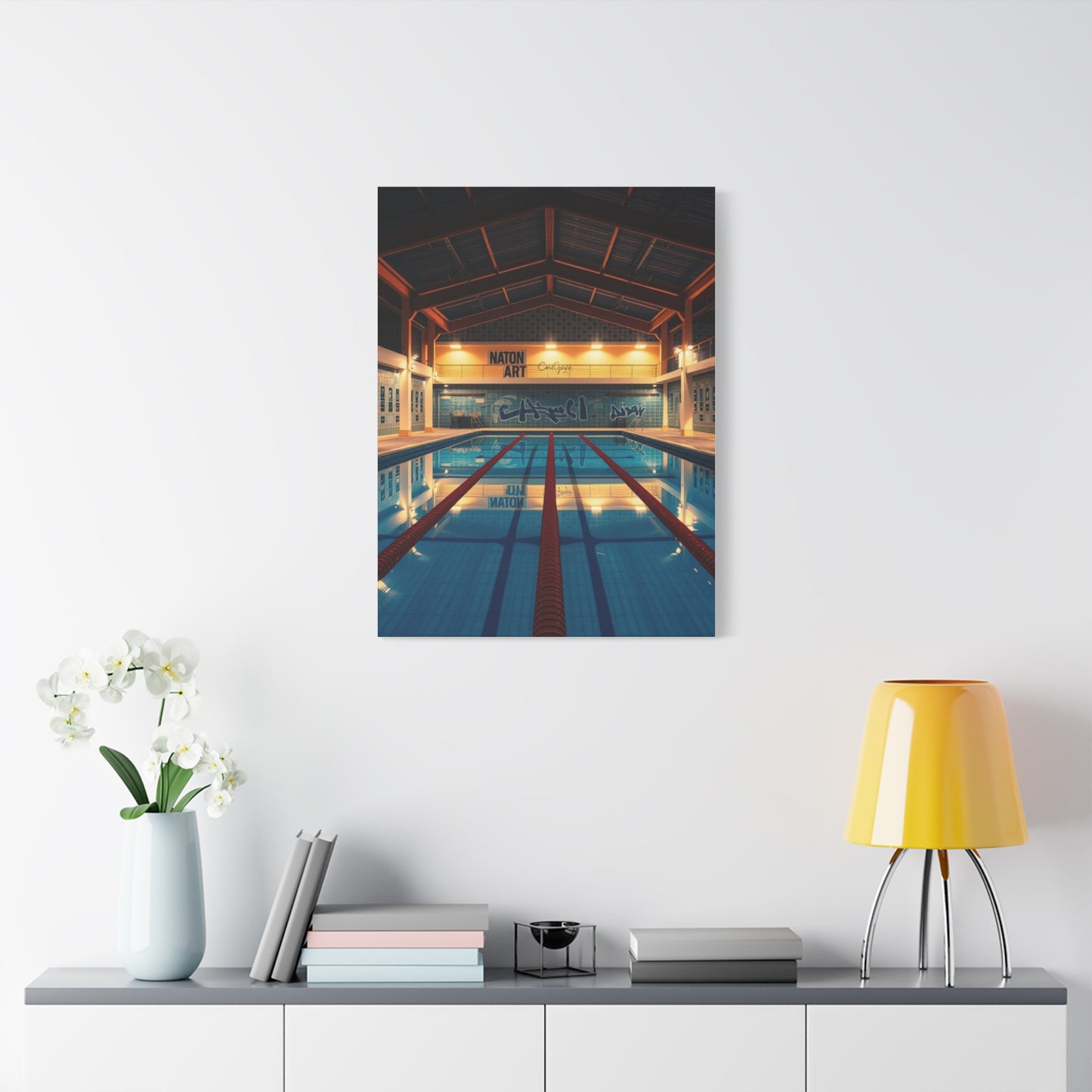 Swimming Pool Art Supreme Gallery Wall Art & Canvas Print