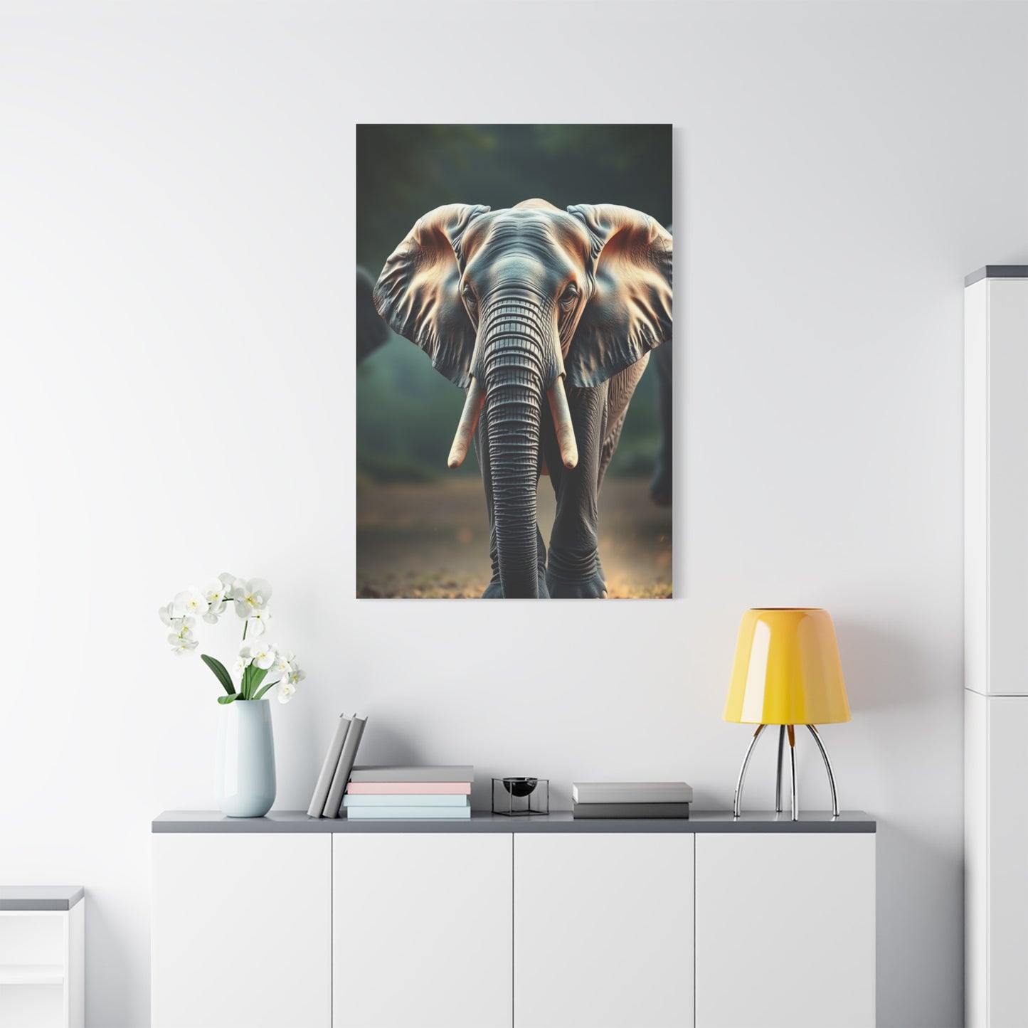 Elephantine Elegance Canvas Wall Art & Canvas Print
