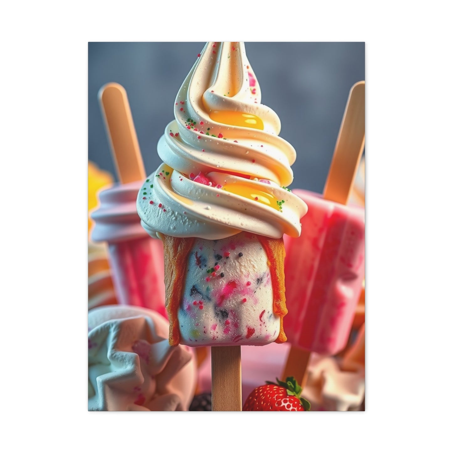 Ice Cream & Popsicle Art Supreme Gallery Wall Art & Canvas Print