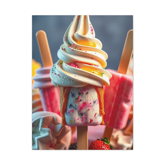 Ice Cream & Popsicle Art Supreme Gallery Wall Art & Canvas Print