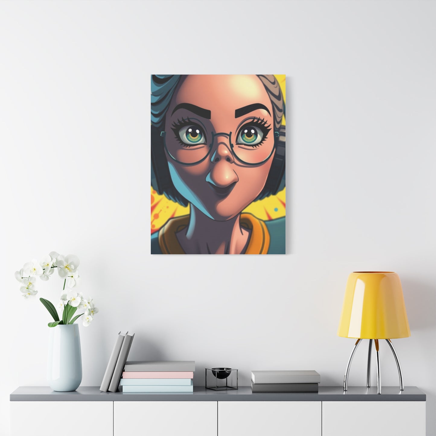 Stylish Vibrant Display Wall Art & Canvas Print