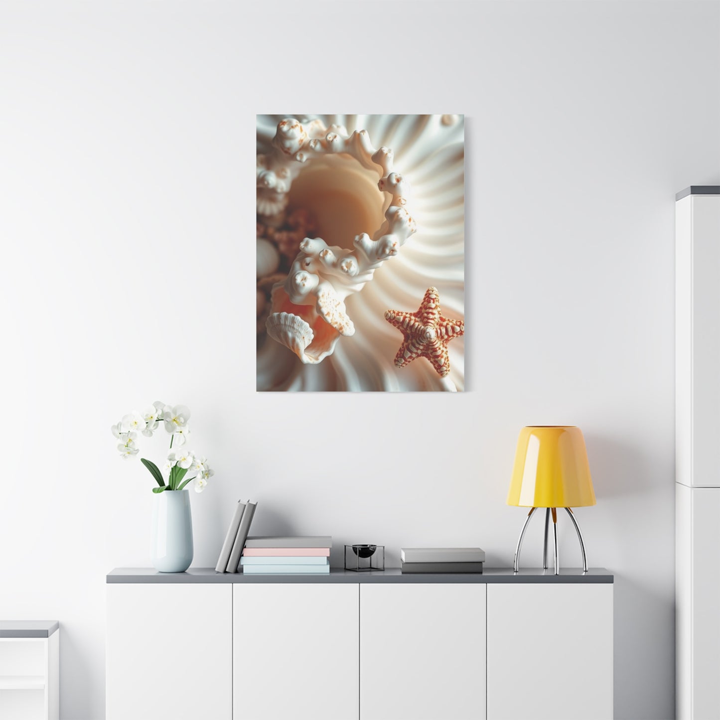 Sea Shell Art Refined Canvas Wall Art & Canvas Print