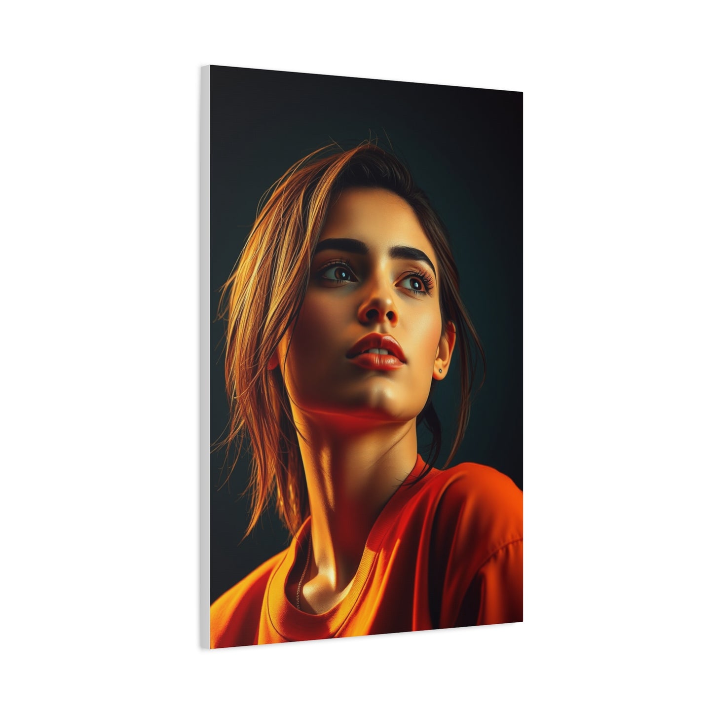 Supreme Pop of Orange Art Collection Wall Art & Canvas Print