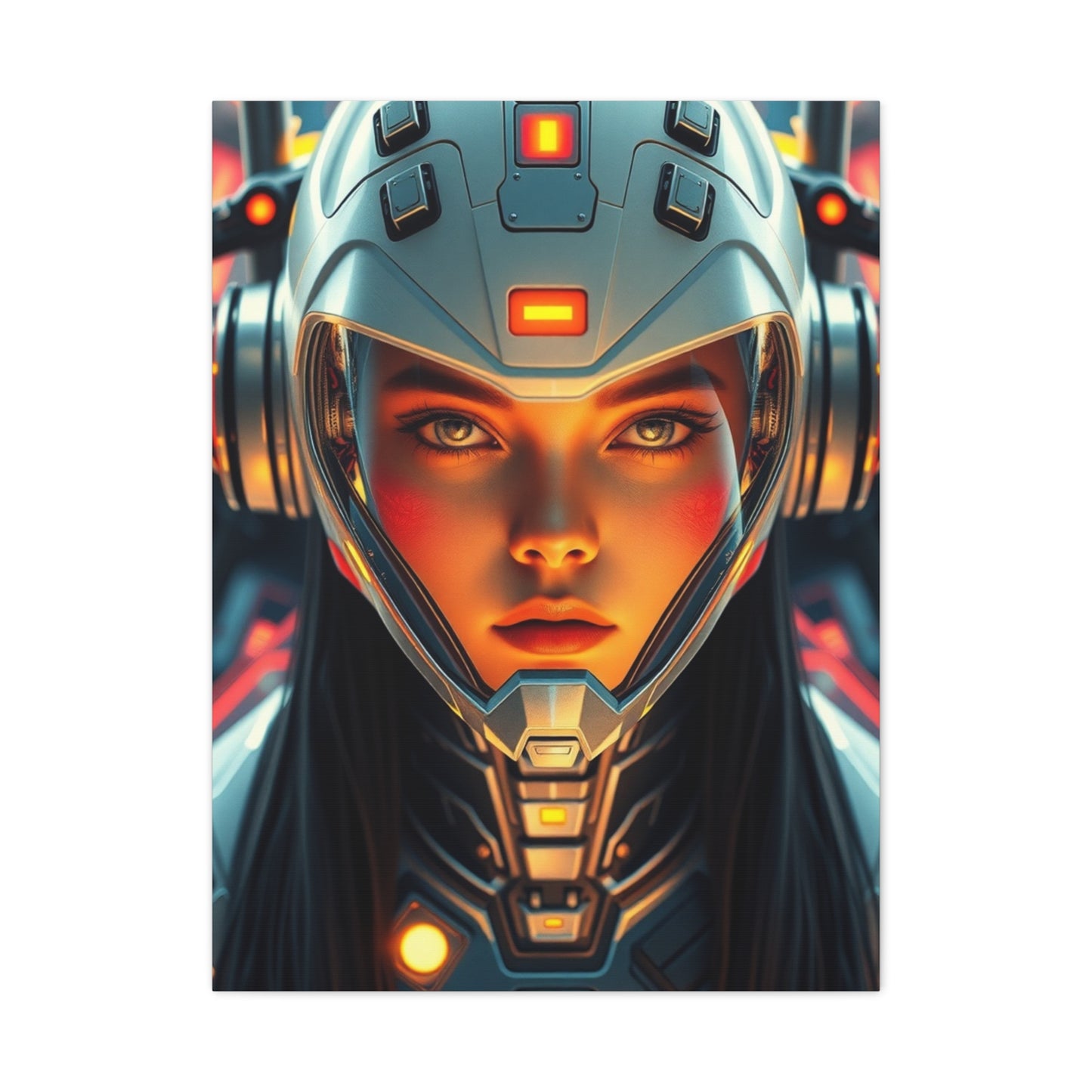 Vision Futuristic Art Art Wall Art & Canvas Print