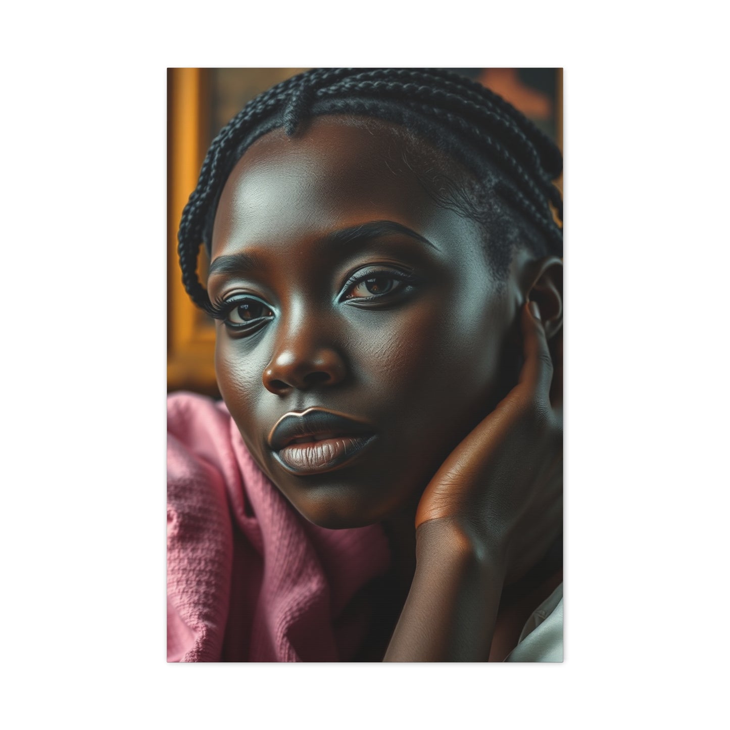 Vision Black Love Art Art Wall Art & Canvas Print