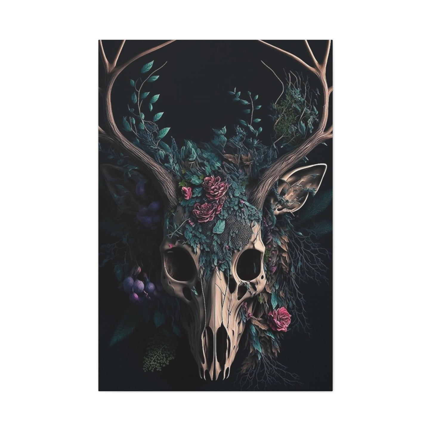 Reindeer Skull Poster Wall Art & Canvas Prints