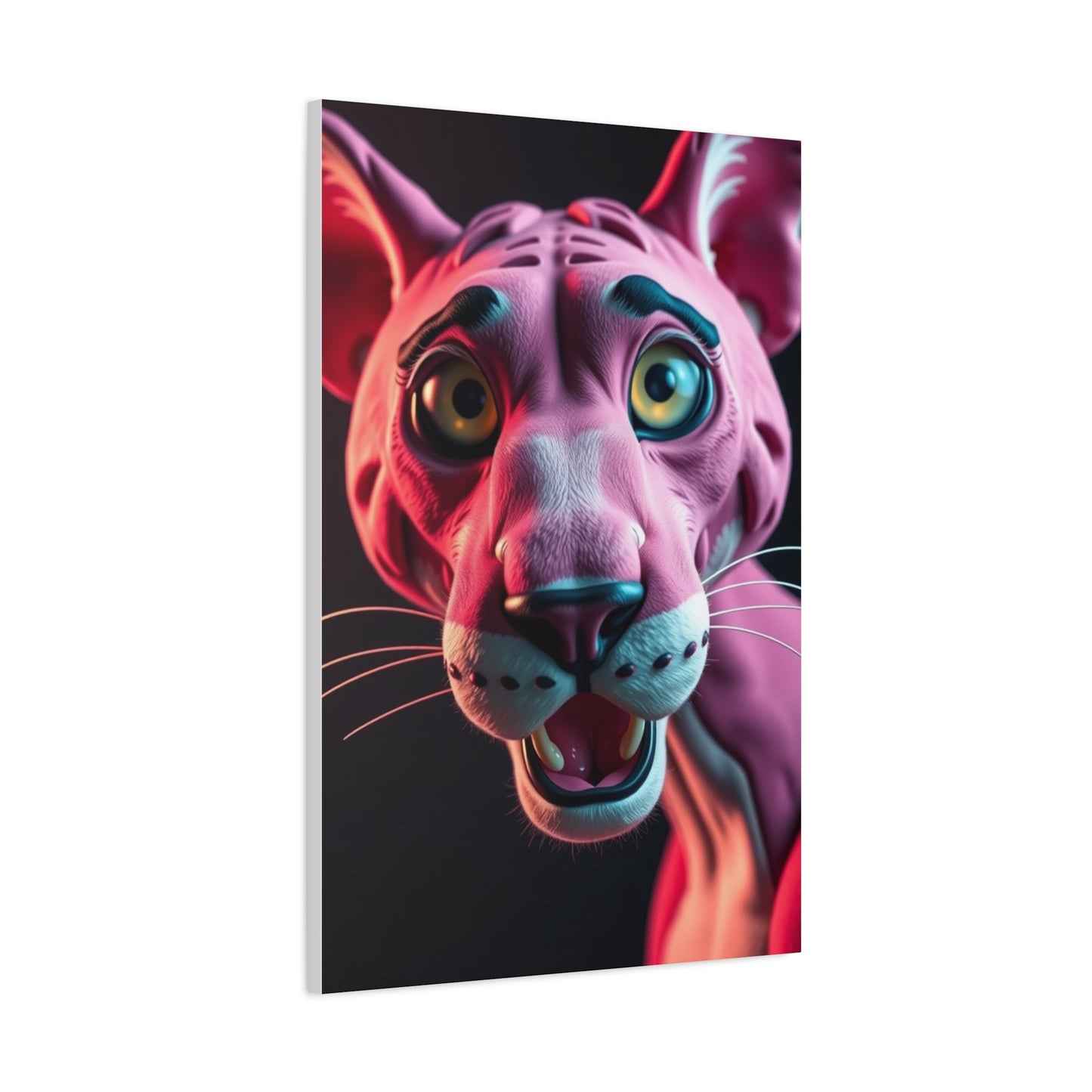 Panther Roseate Essence Wall Art & Canvas Print