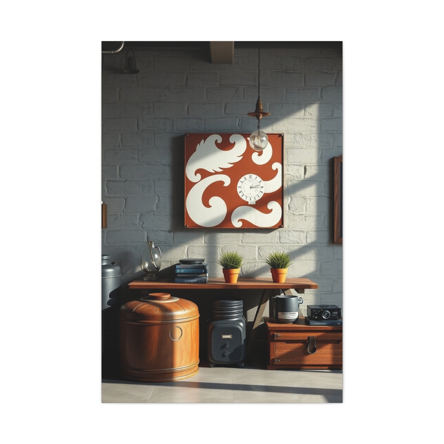 Refined Industrial Aesthetics Wall Art & Canvas Print