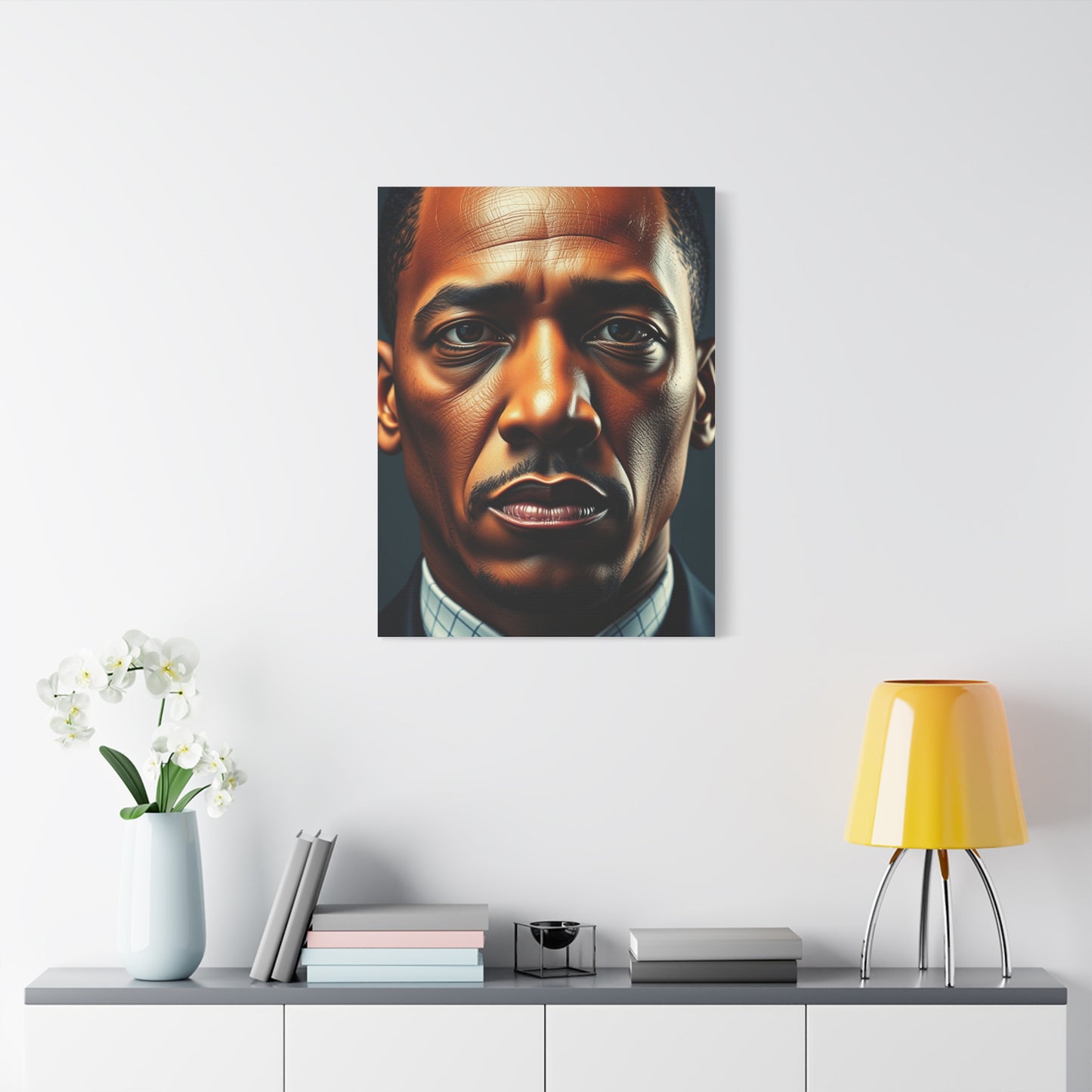 Malcolm X Reverence Canvas