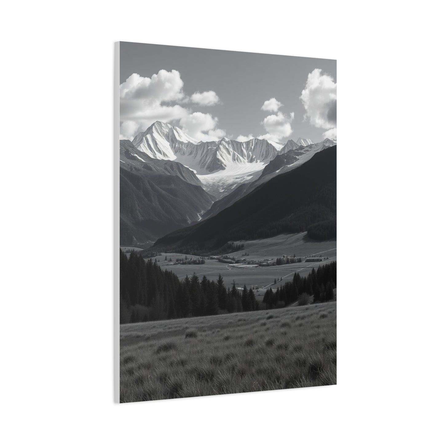 Elite Black & White Scenic Landscapes Art Vision Wall Art & Canvas Print