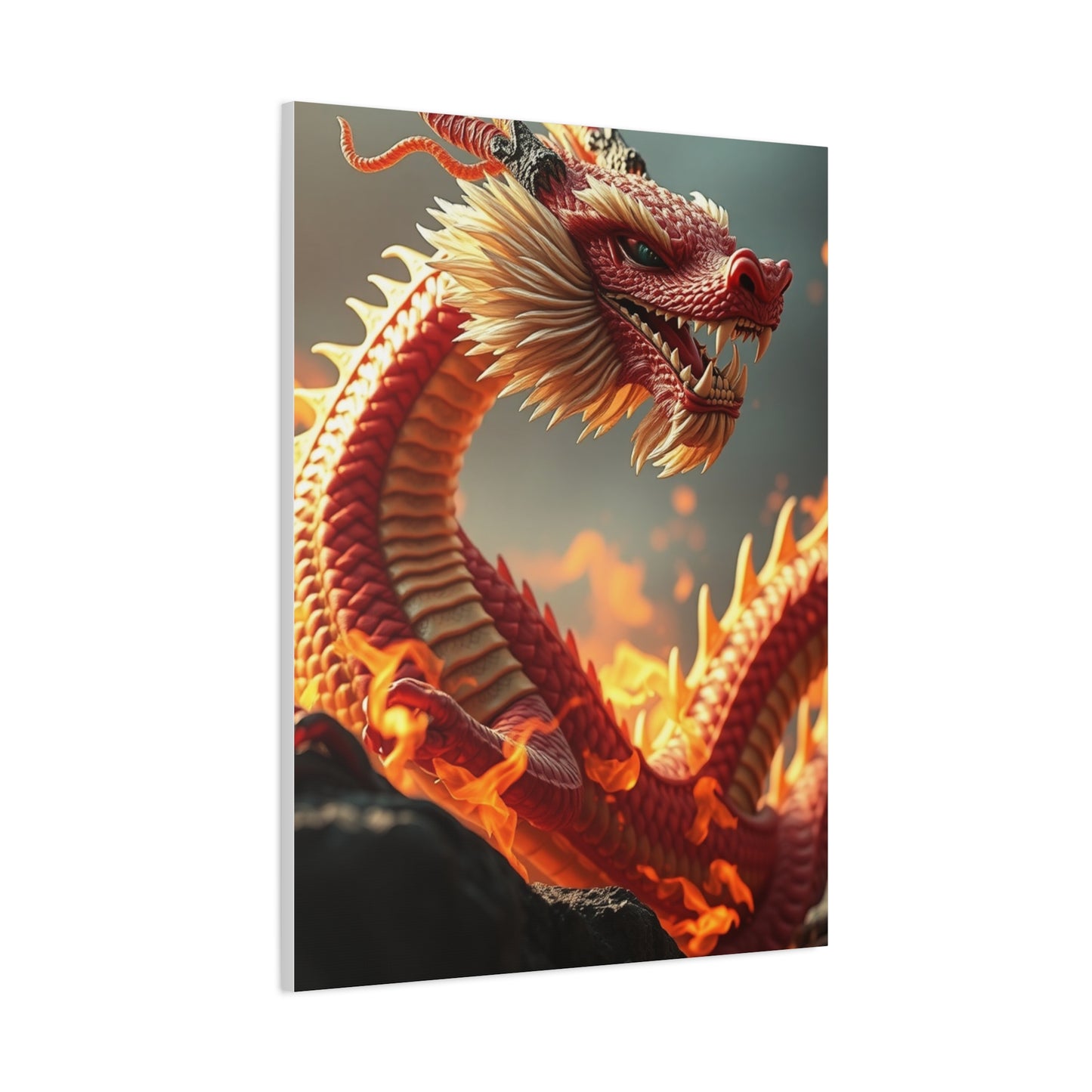 Masterpiece Dragons Art Vision Wall Art & Canvas Print
