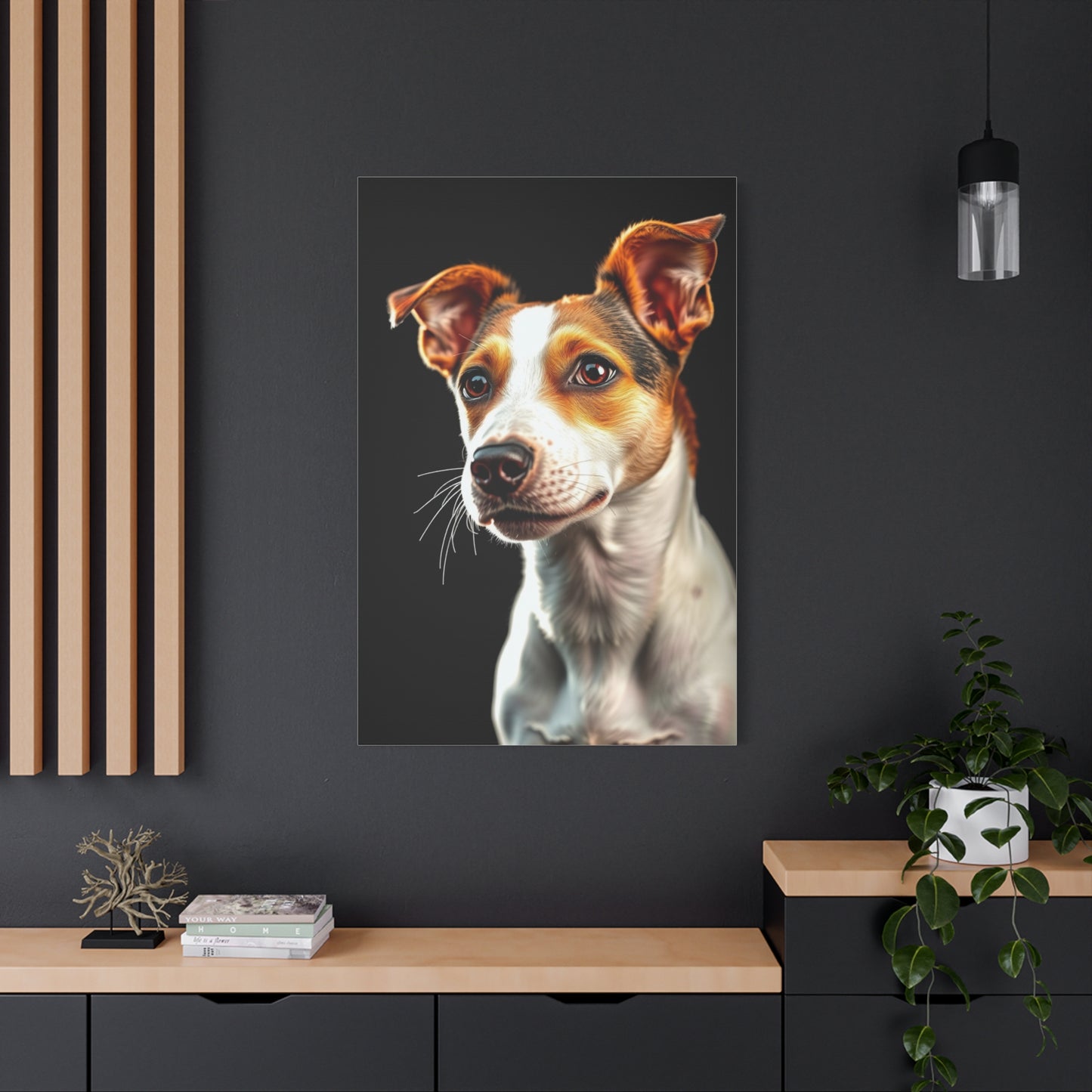 Jack Russell Terrier Art Refined Canvas Wall Art & Canvas Print