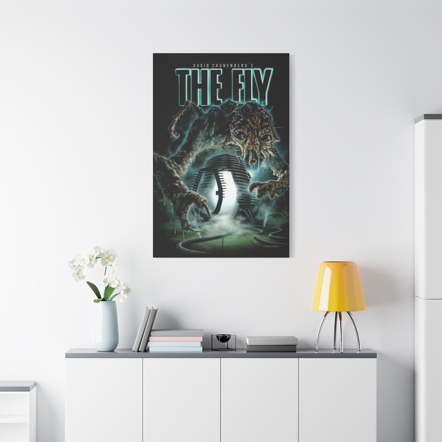 The Fly Horror Movie Poster Wall Art & Canvas Prints