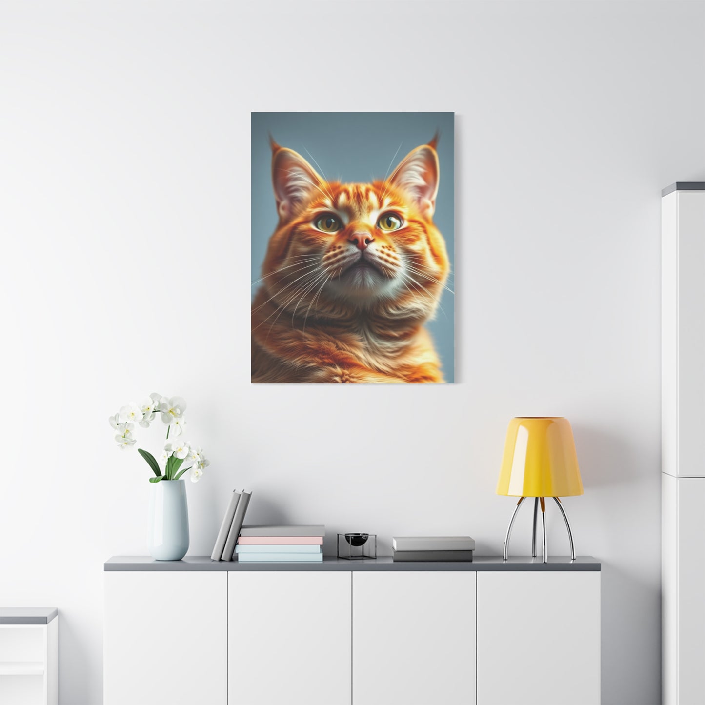 Orange Cat Art Luxury Canvas Wall Art & Canvas Print