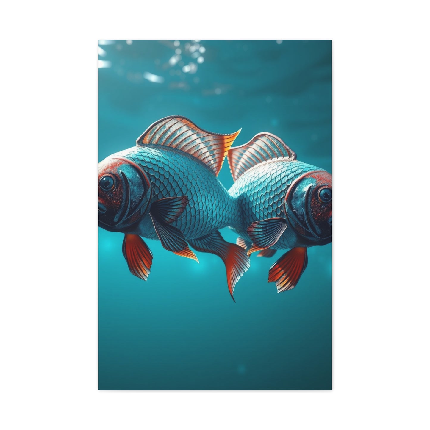 Mystical Pisces Serenade wall art & canvas print