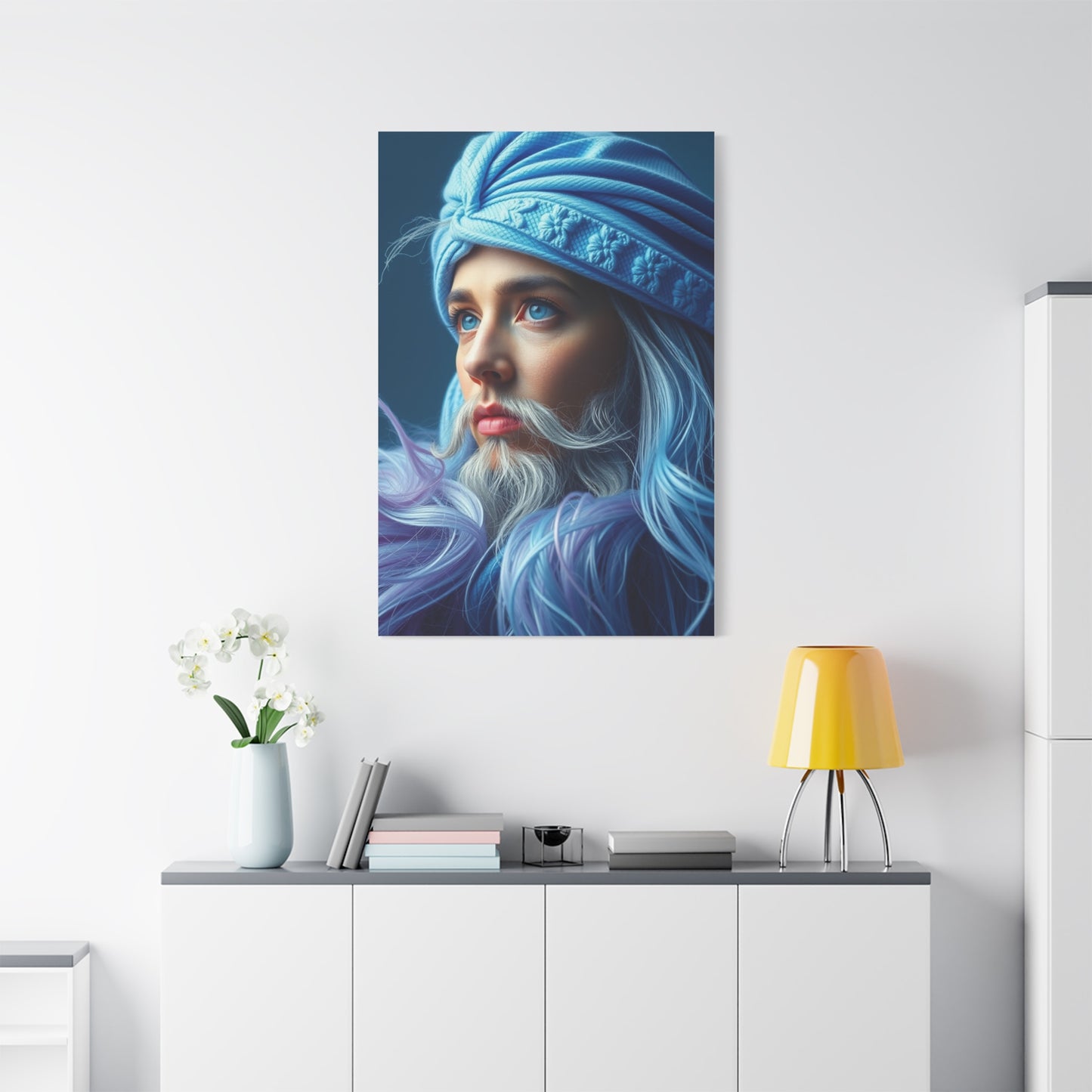 Blue & Gray Art Supreme Gallery Wall Art & Canvas Print