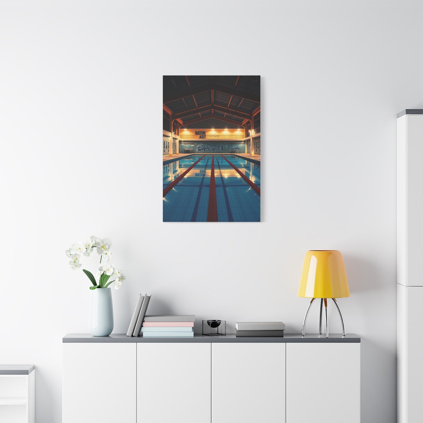Swimming Pool Art Supreme Gallery Wall Art & Canvas Print