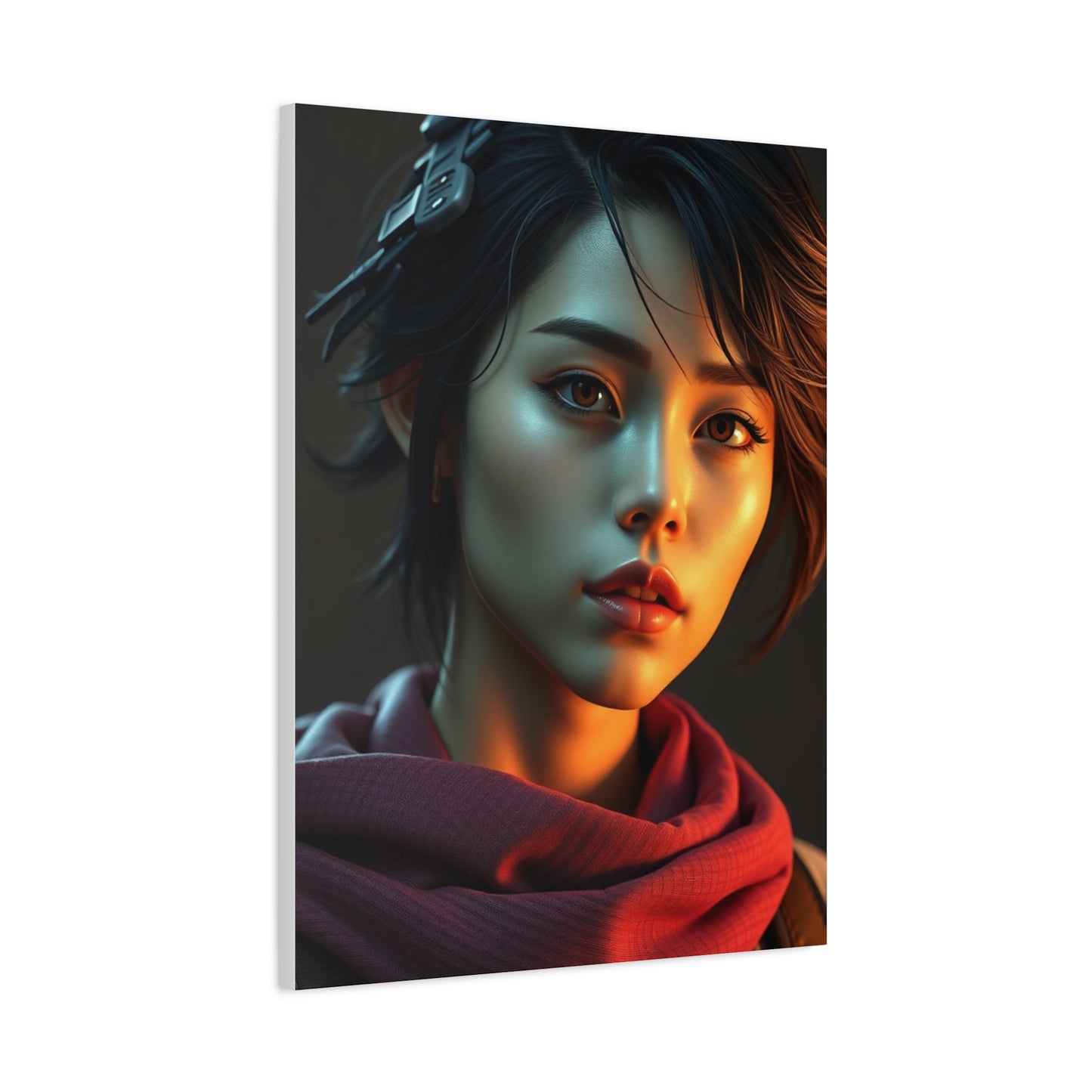 Serene Pixel Serenade Wall Art & Canvas Print