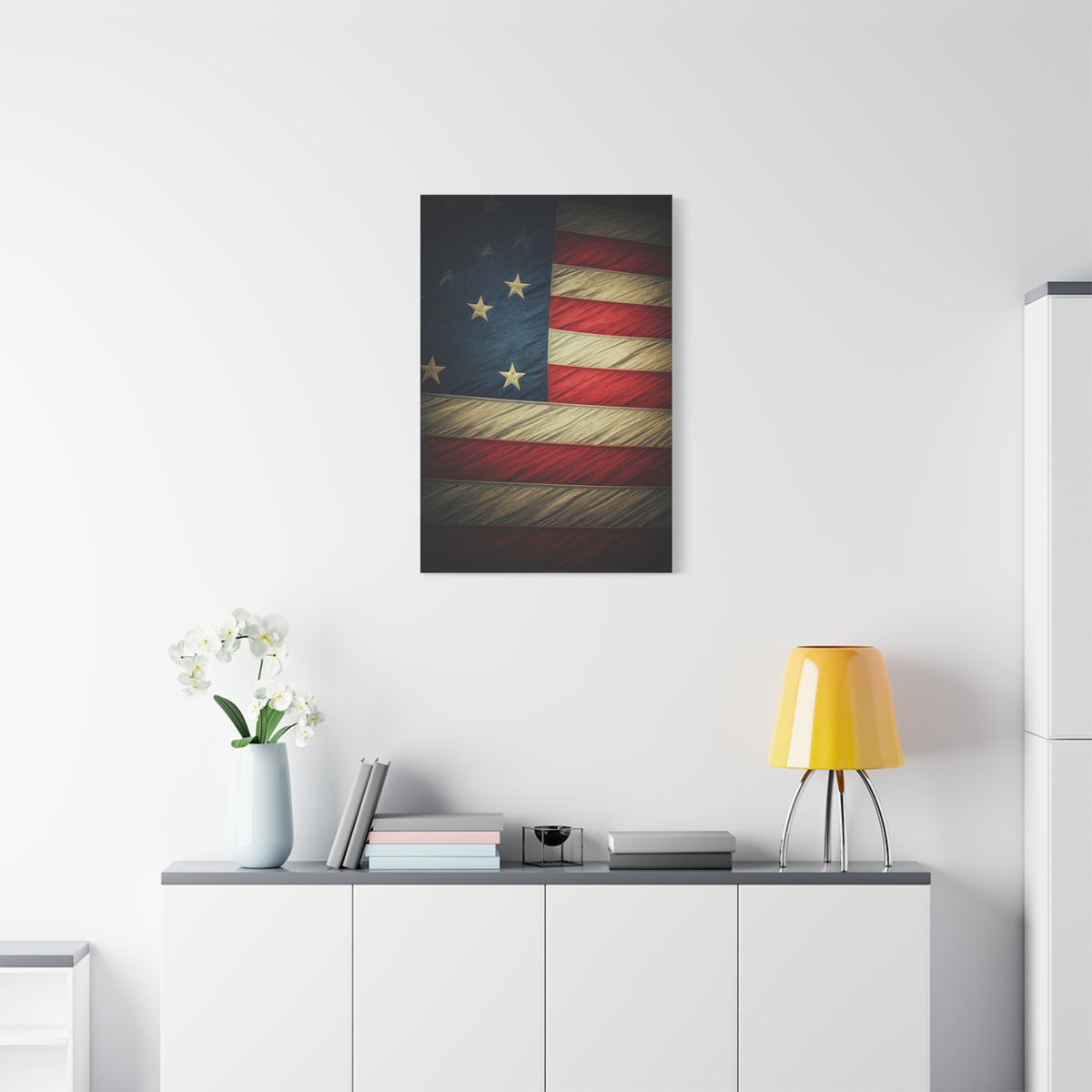 Vintage American Flag Heritage Wall Art & Canvas Prints