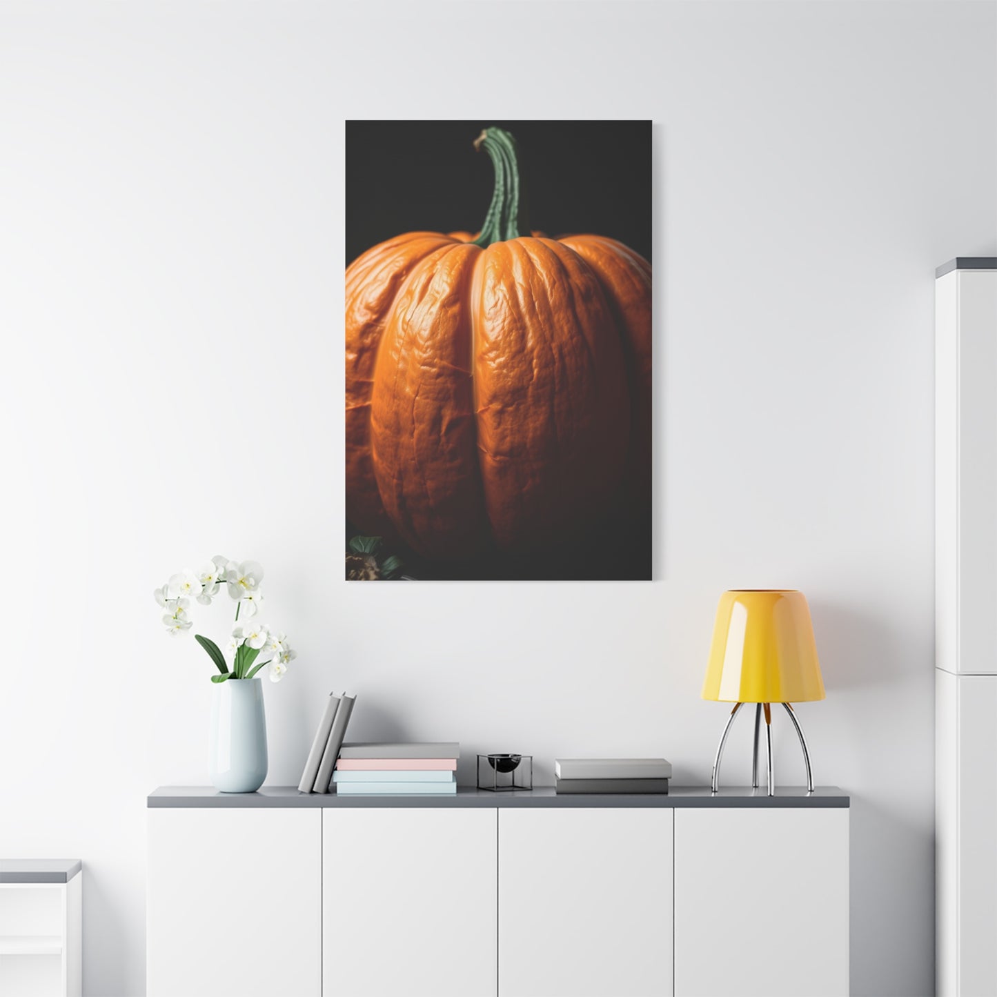 Regal Pumpkin Panorama wall art & canvas print