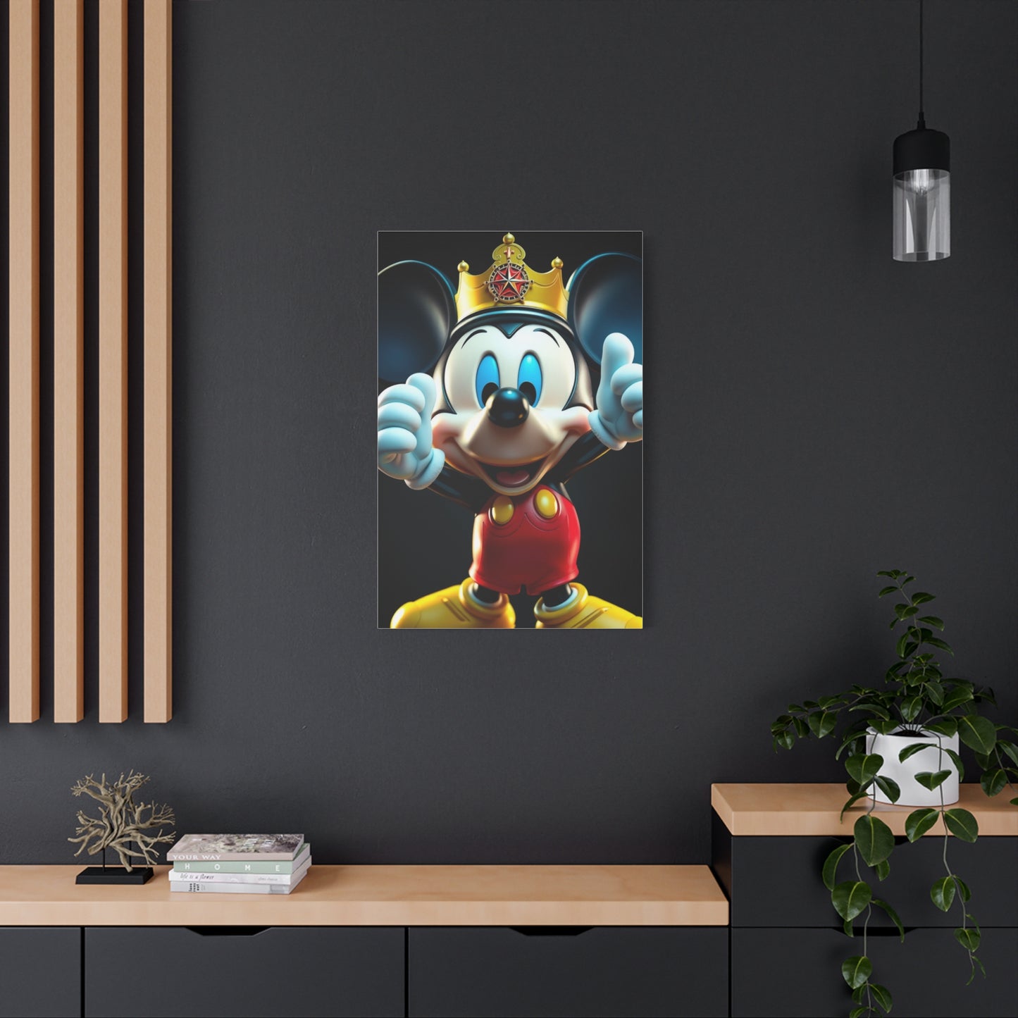 Mouse Luxe Impression Wall Art & Canvas Print