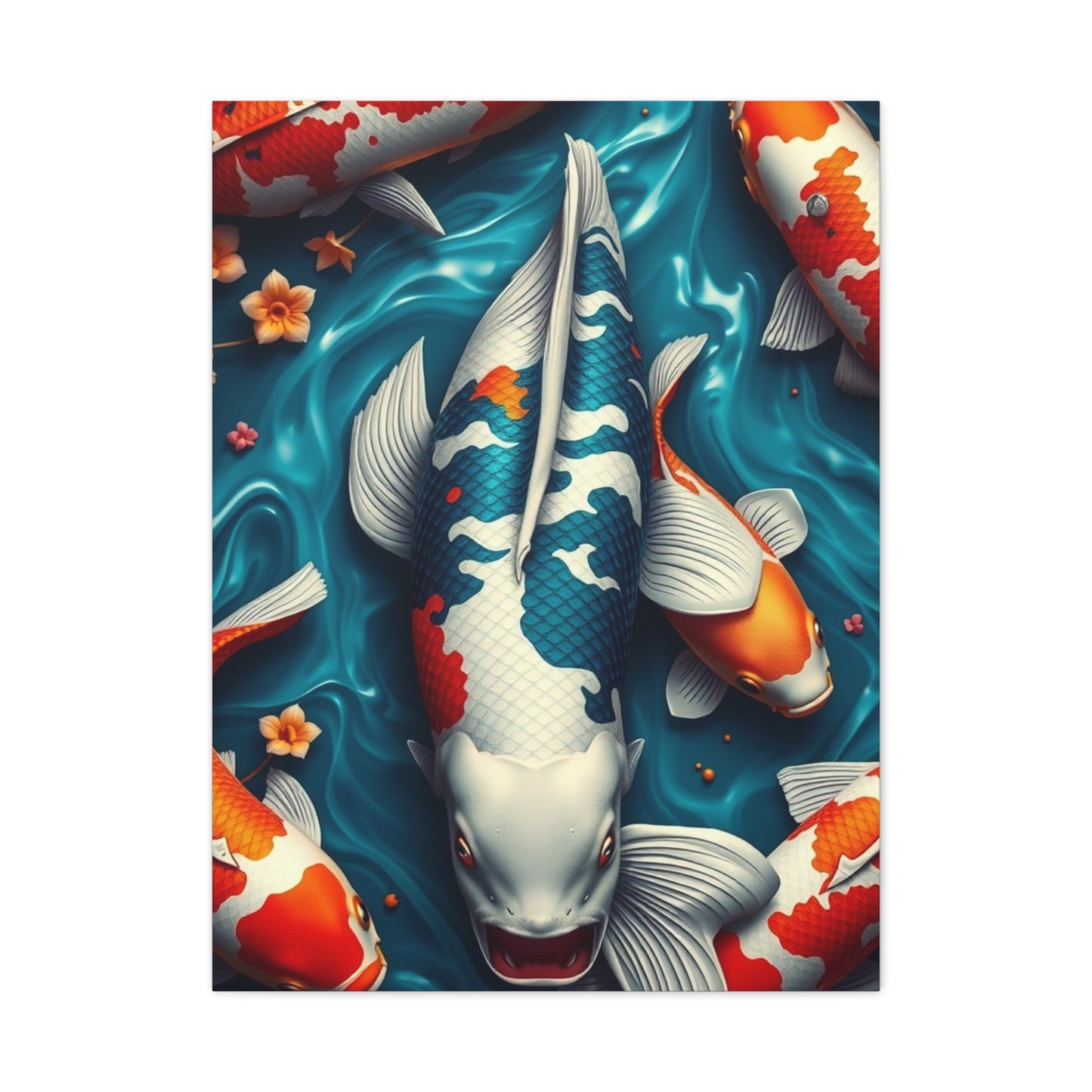 Koi Fish Art Refined Canvas Wall Art & Canvas Print