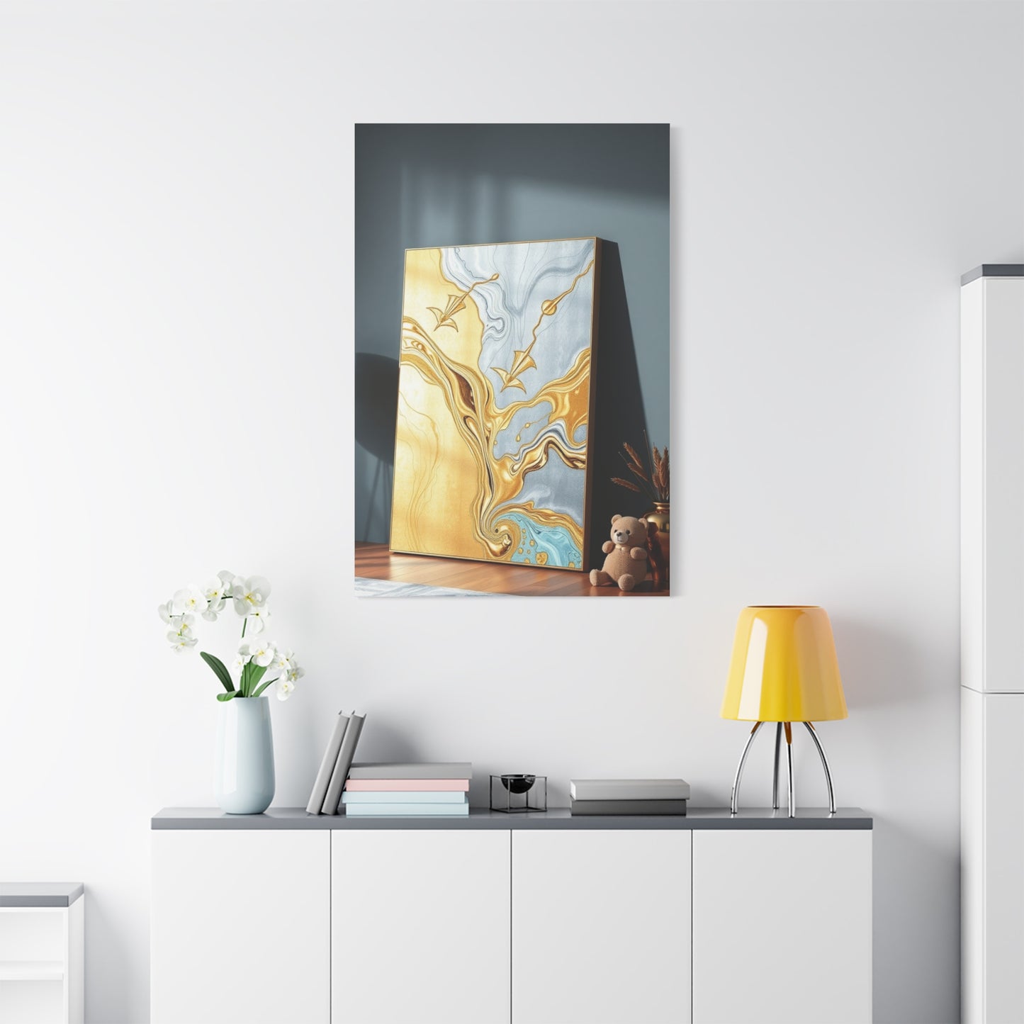 Vision Gold & Silver Canvas Art Art Wall Art & Canvas Print