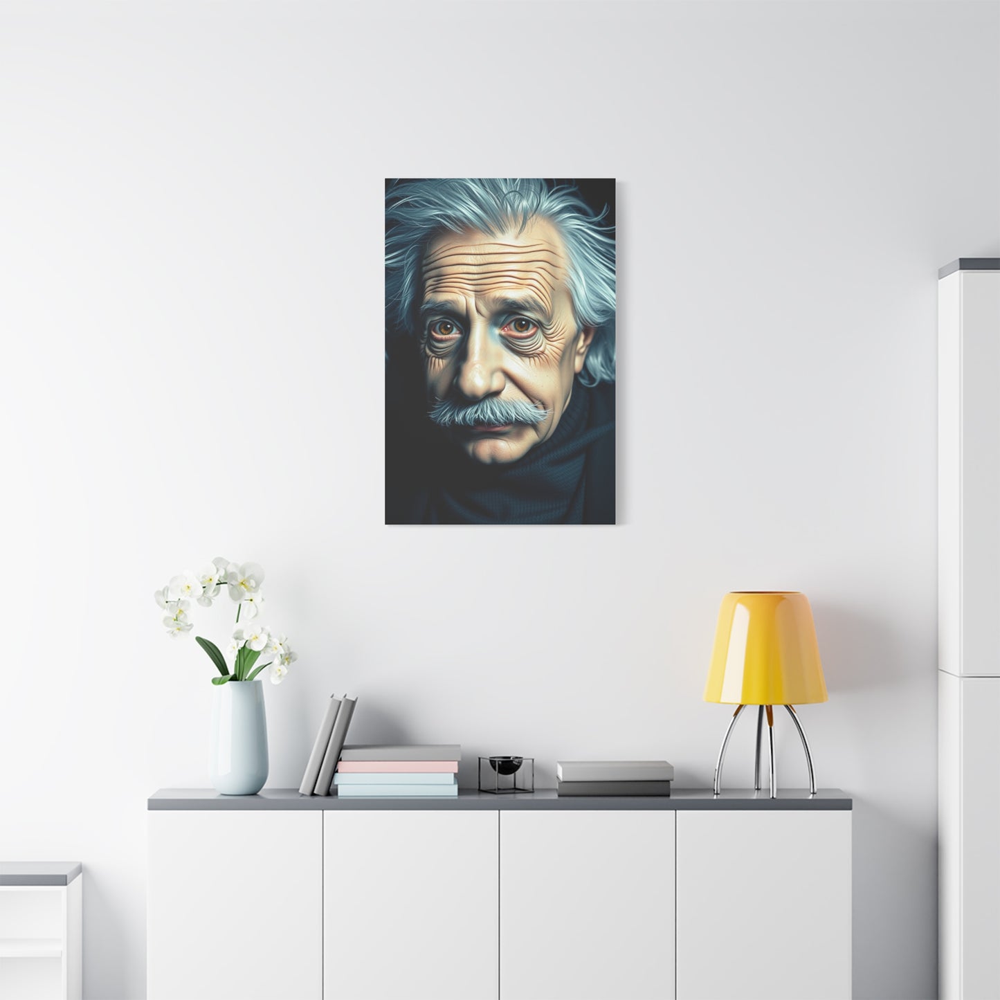 Albert Einstein Art Refined Canvas Wall Art & Canvas Print