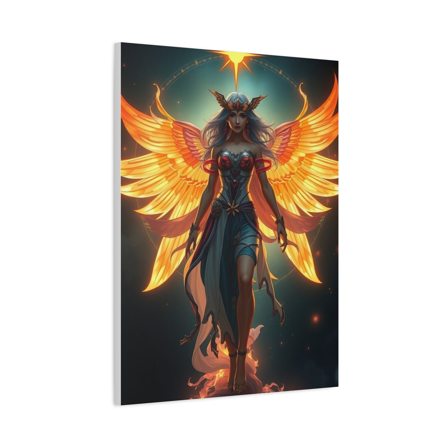 Celestial Duality Canvas