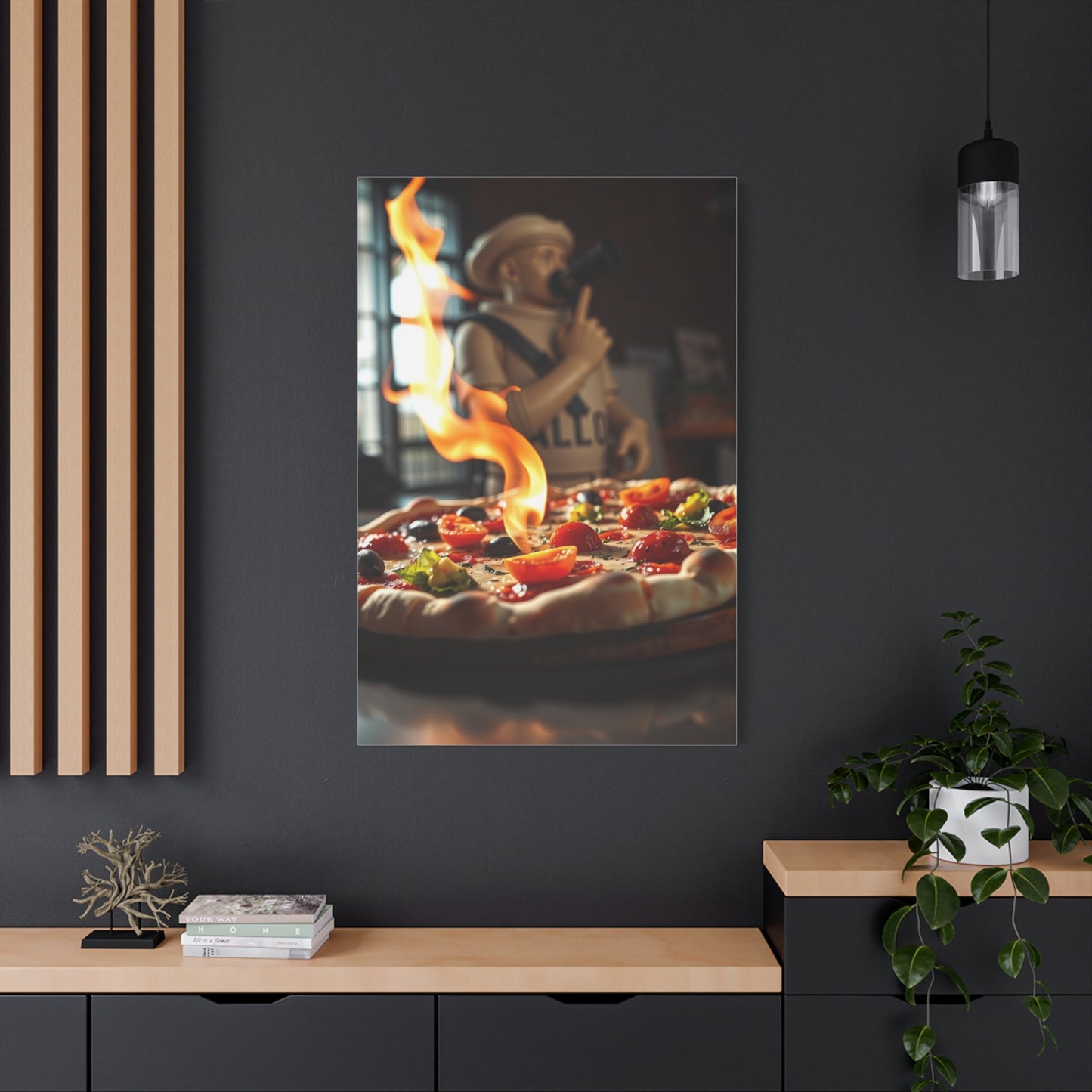 Vision Pizza Art Art Wall Art & Canvas Print