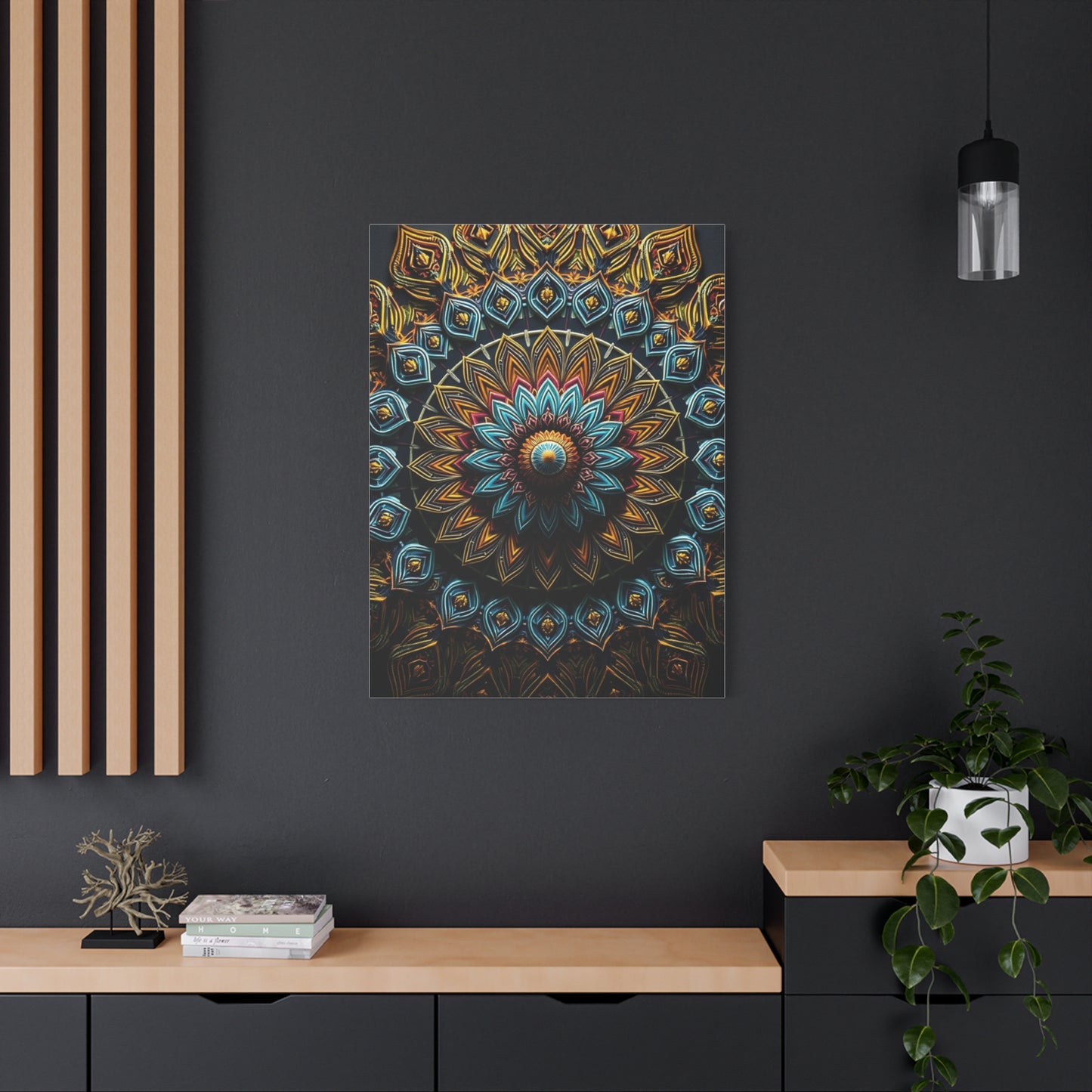 Vision Mandala Art Art Wall Art & Canvas Print