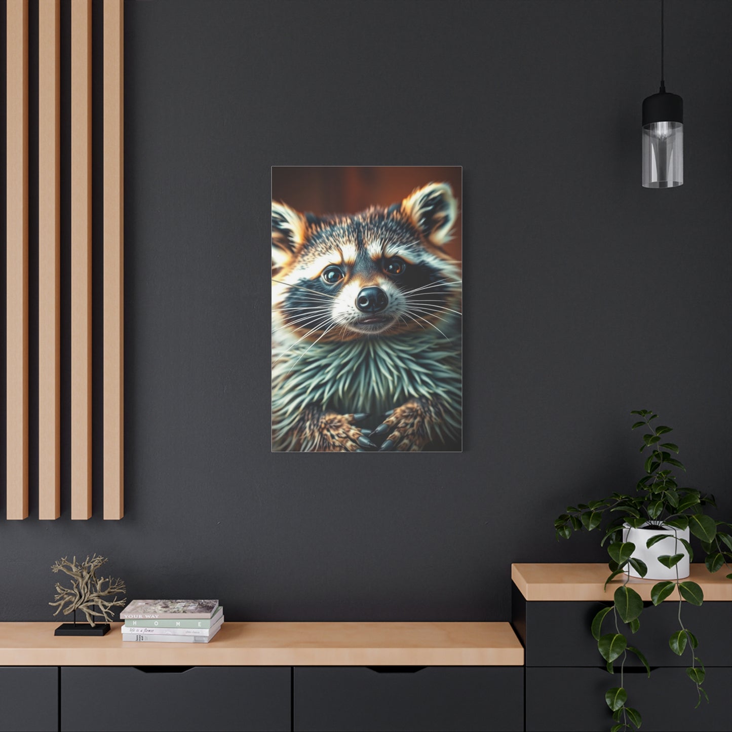 Raccoon Art Supreme Gallery Wall Art & Canvas Print