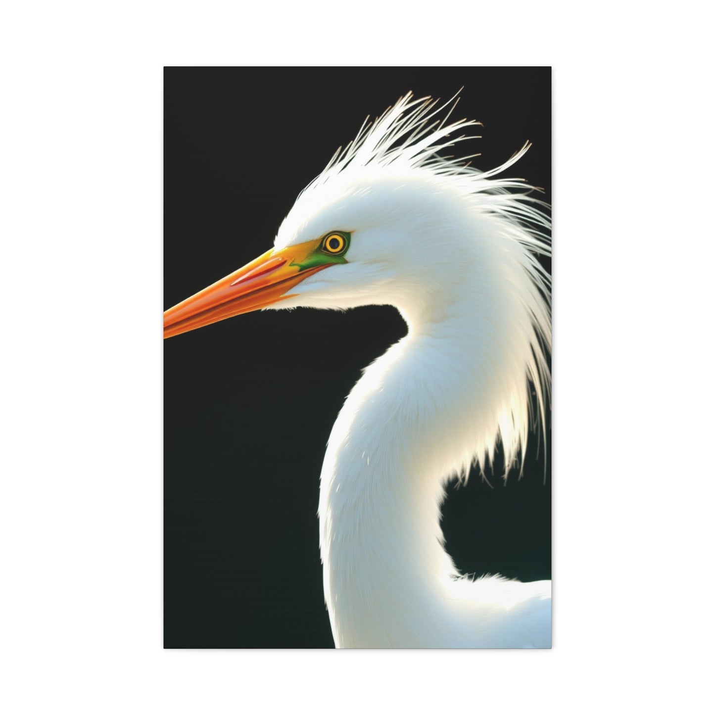Masterpiece Egret Art Vision Wall Art & Canvas Print